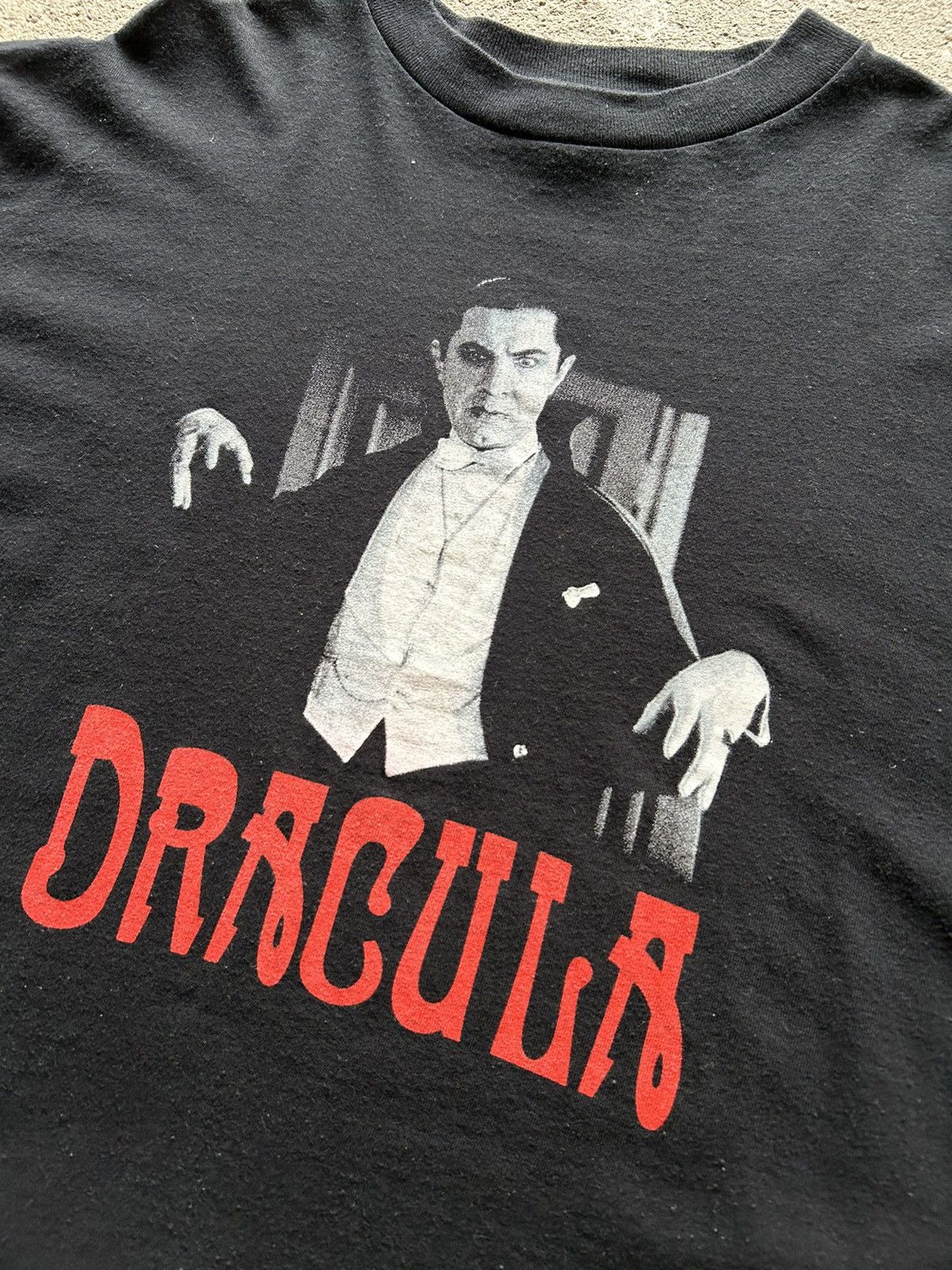 Vintage Vintage 90’s Balzout Dracula Bela Lugosi Movie Promo Shirt Size US XL / EU 56 / 4 - 2 Thumbnail
