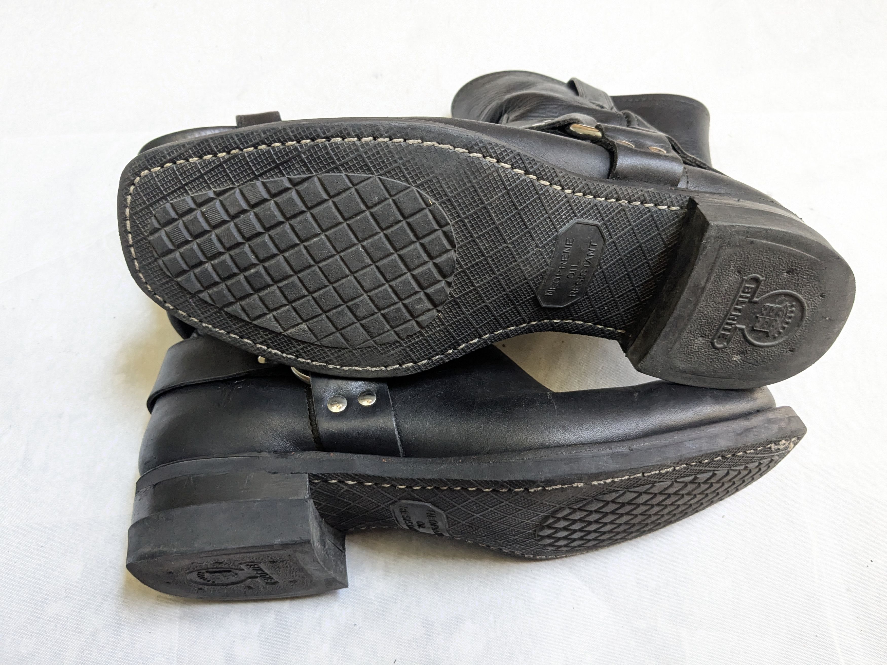 Frye Frye Harness Boots Black 10.5 M Straps Leather Size US 10.5 / EU 43-44 - 20 Thumbnail