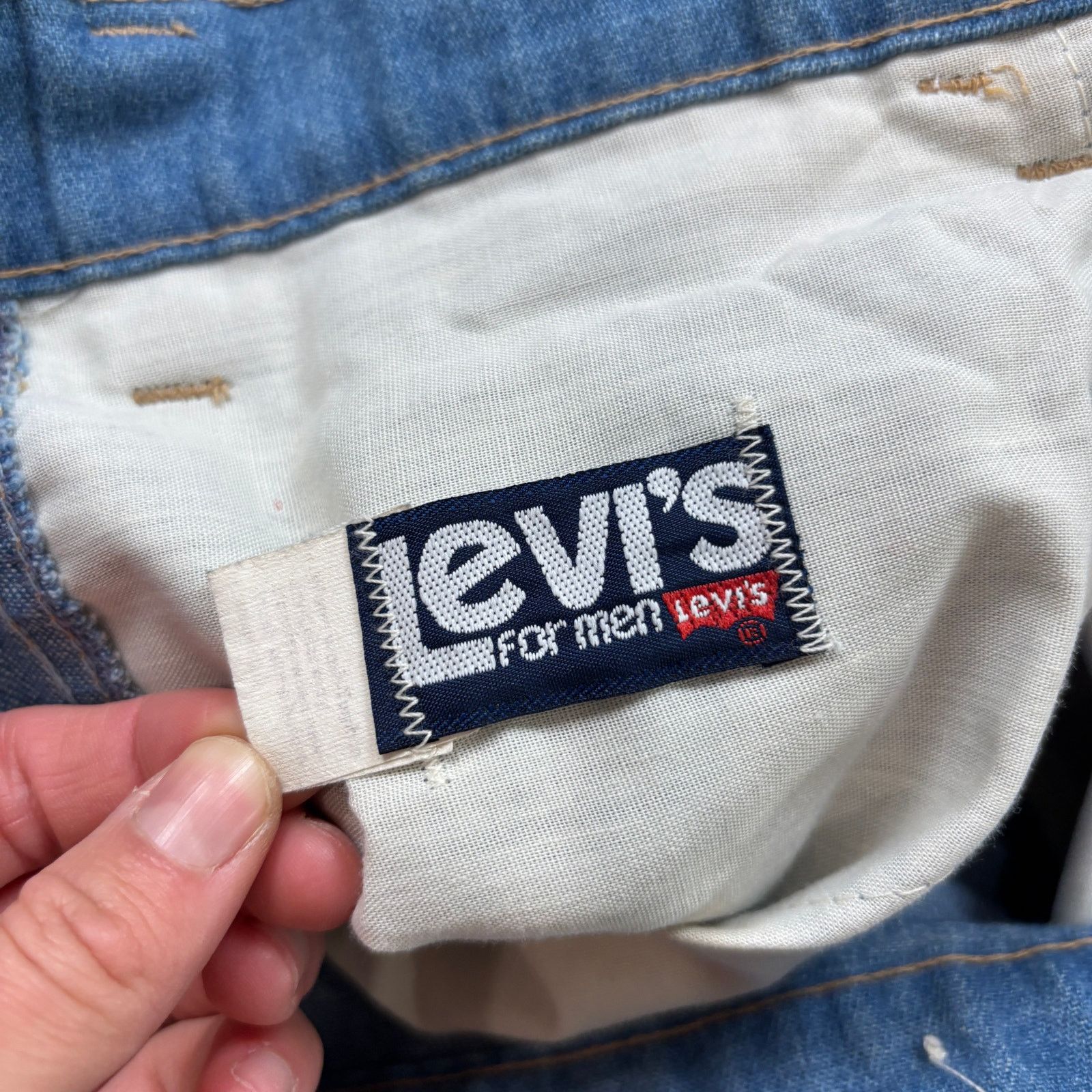 Levi's × Vintage VTG 70s Levi's Orange Tab Talon Flare Bell Bottoms 38x29 Size US 38 / EU 54 - 9 Thumbnail