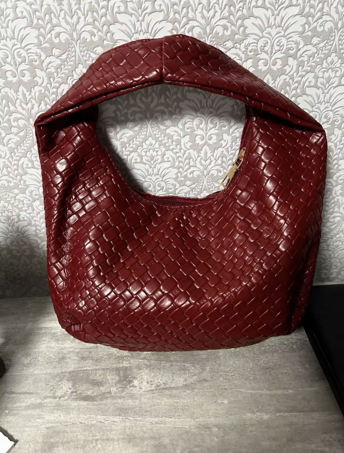 Japanese Brand PU Leather Small Top-handle Shoulder Bag Size ONE SIZE - 5 Thumbnail