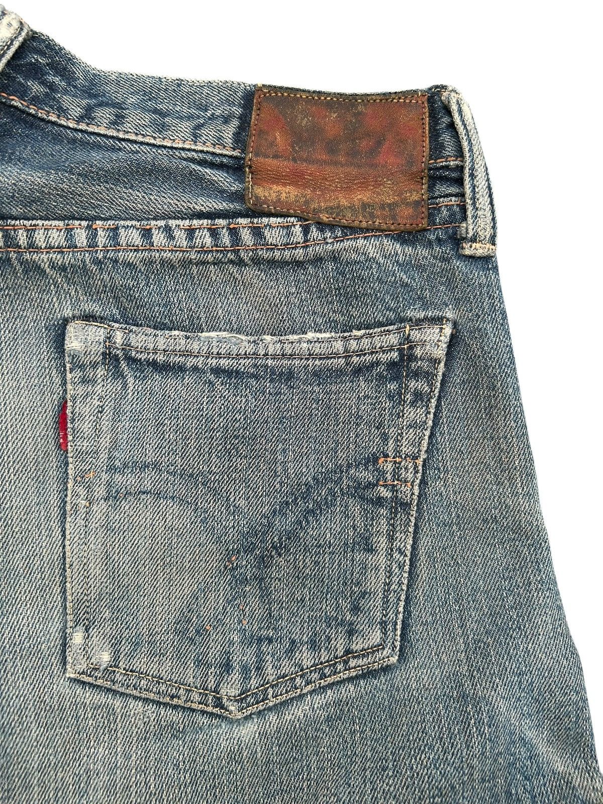 Kapital Vintage Full Count Selvedge Distressed Lowrise Denim Jeans Size US 28 / EU 44 - 15 Thumbnail