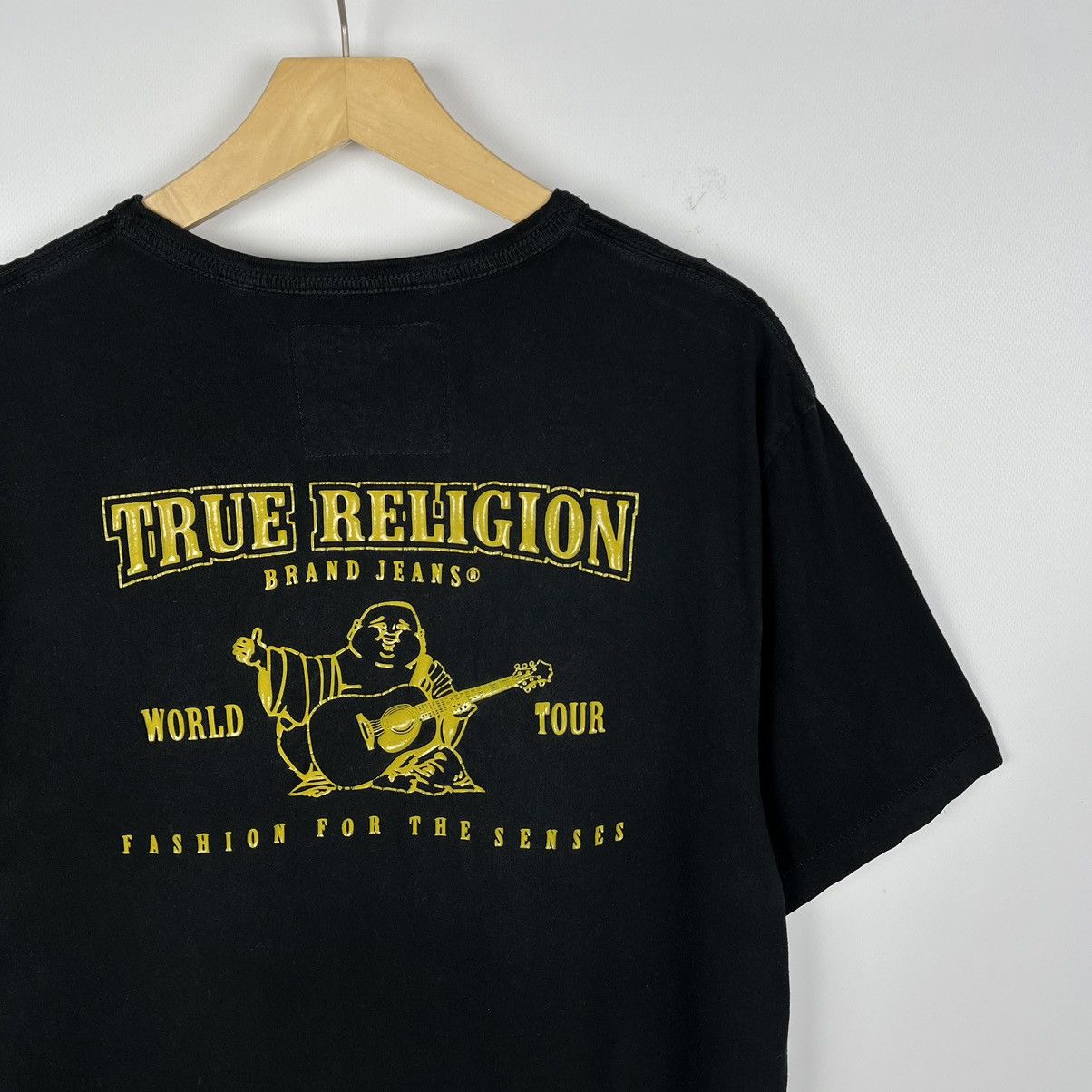 True Religion Vintage True Religion y2k buddha gold big logo tee 00’s Size US XL / EU 56 / 4 - 2 Thumbnail