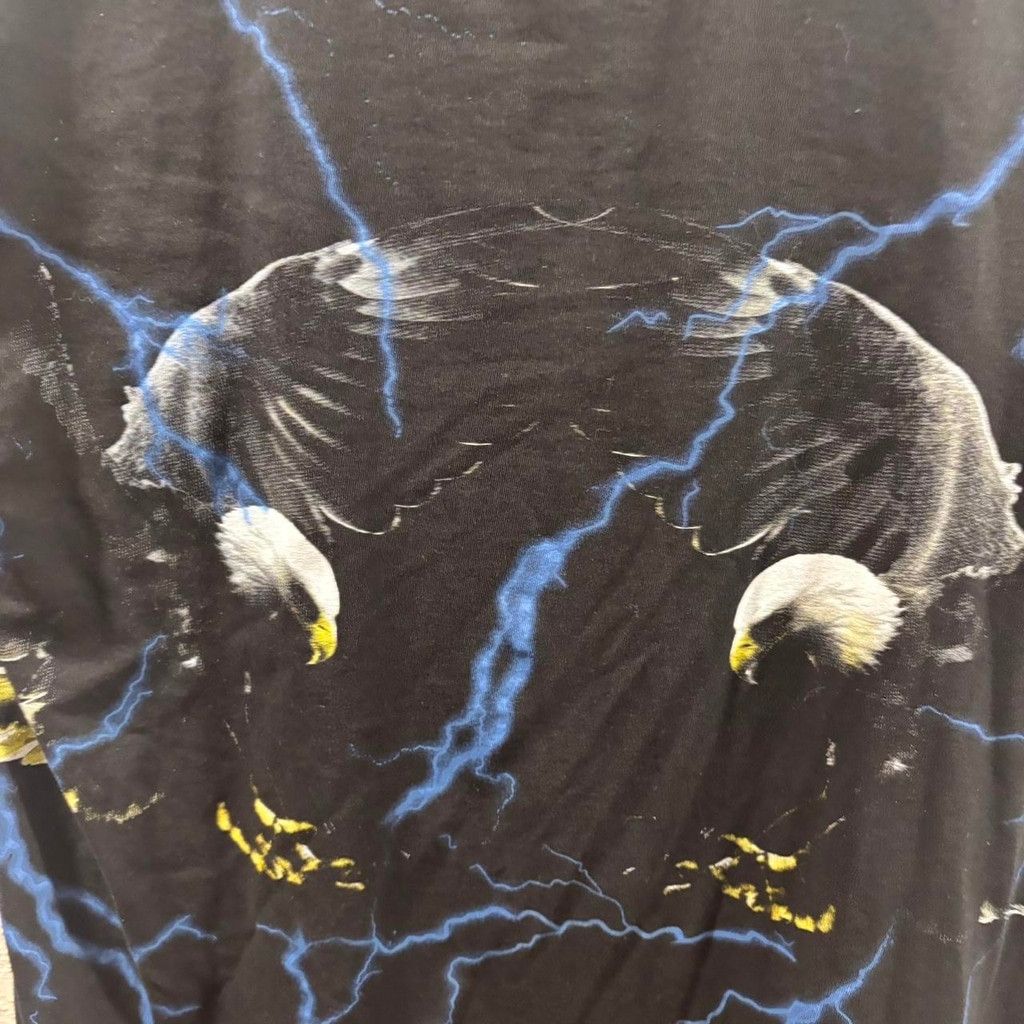 Harley Davidson Modern vintage style Eagle AOP tee with a 3D claws Size US XL / EU 56 / 4 - 7 Thumbnail