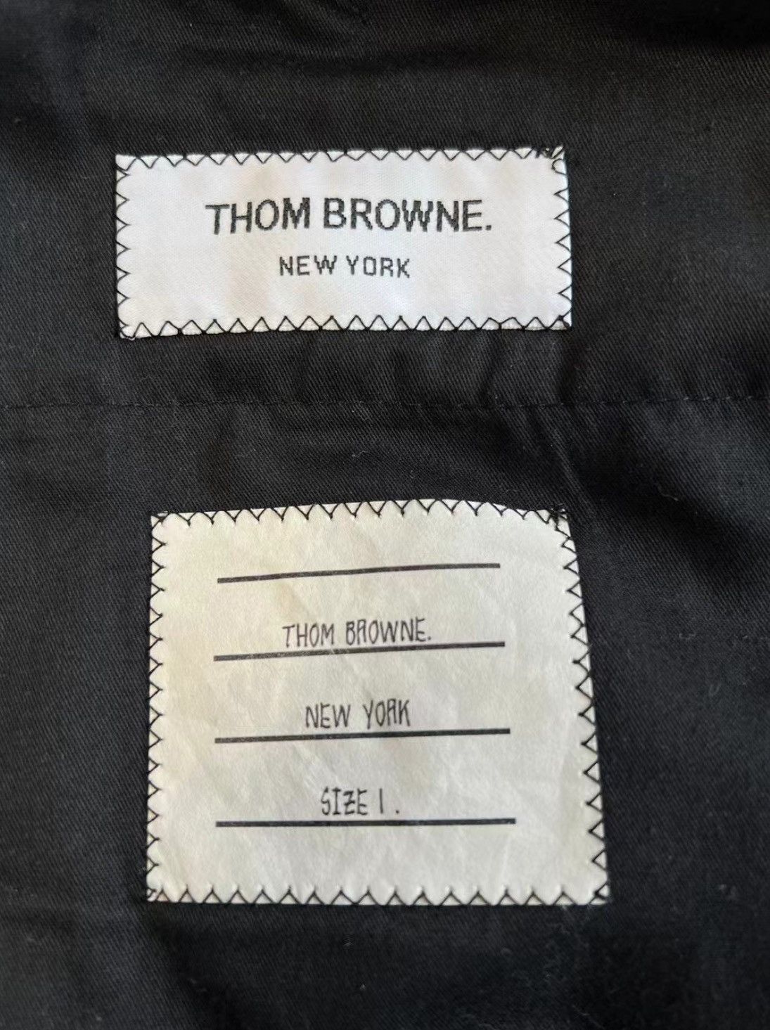 Thom Browne THOM BROWNE1Dark Blue Four-Bar Trousers 2502-Nextarrow Size US 28 / EU 44 - 3 Thumbnail
