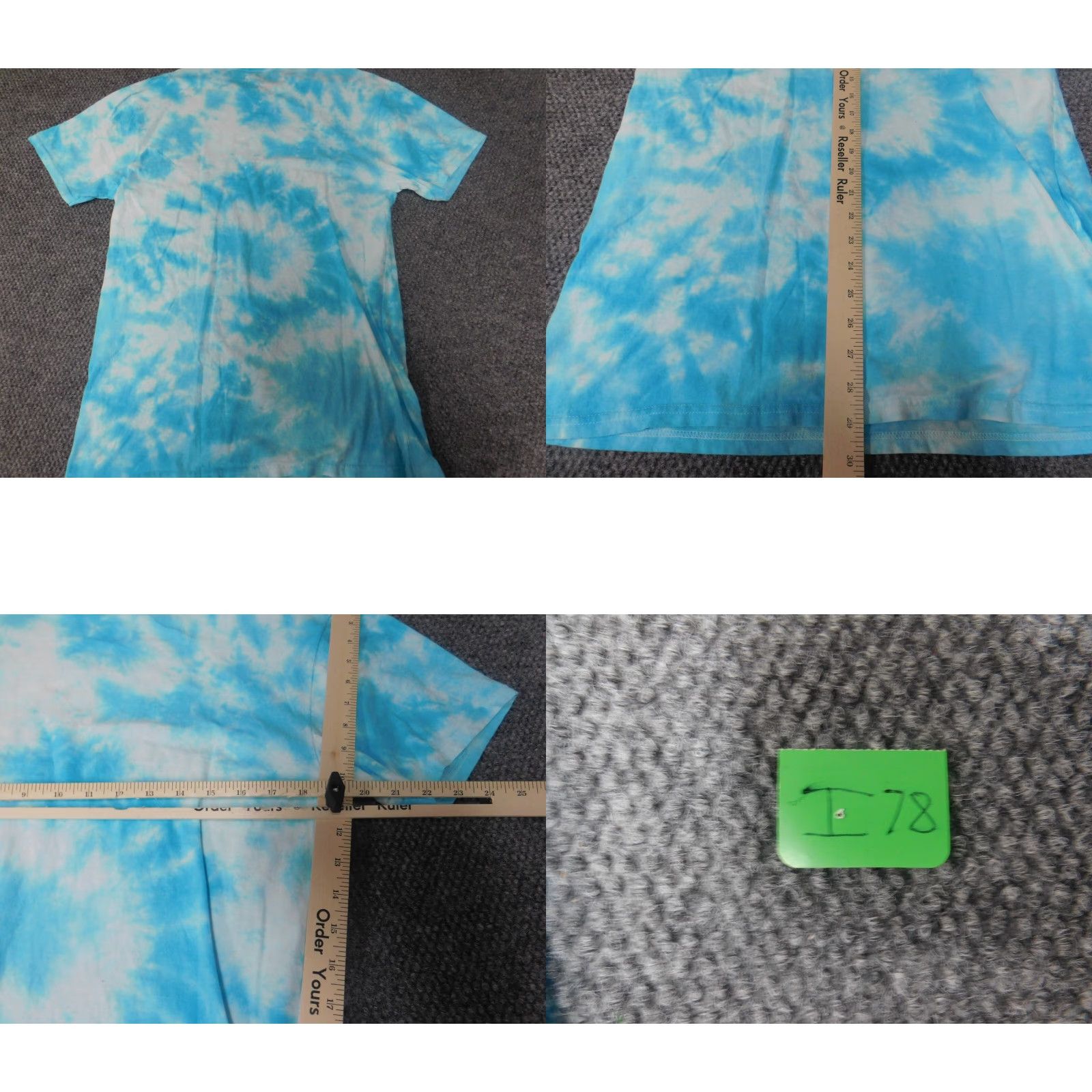 Vintage Corona Mens shirt Medium Blue tie dye atlanta cancun mexico Size US M / EU 48-50 / 2 - 8 Thumbnail
