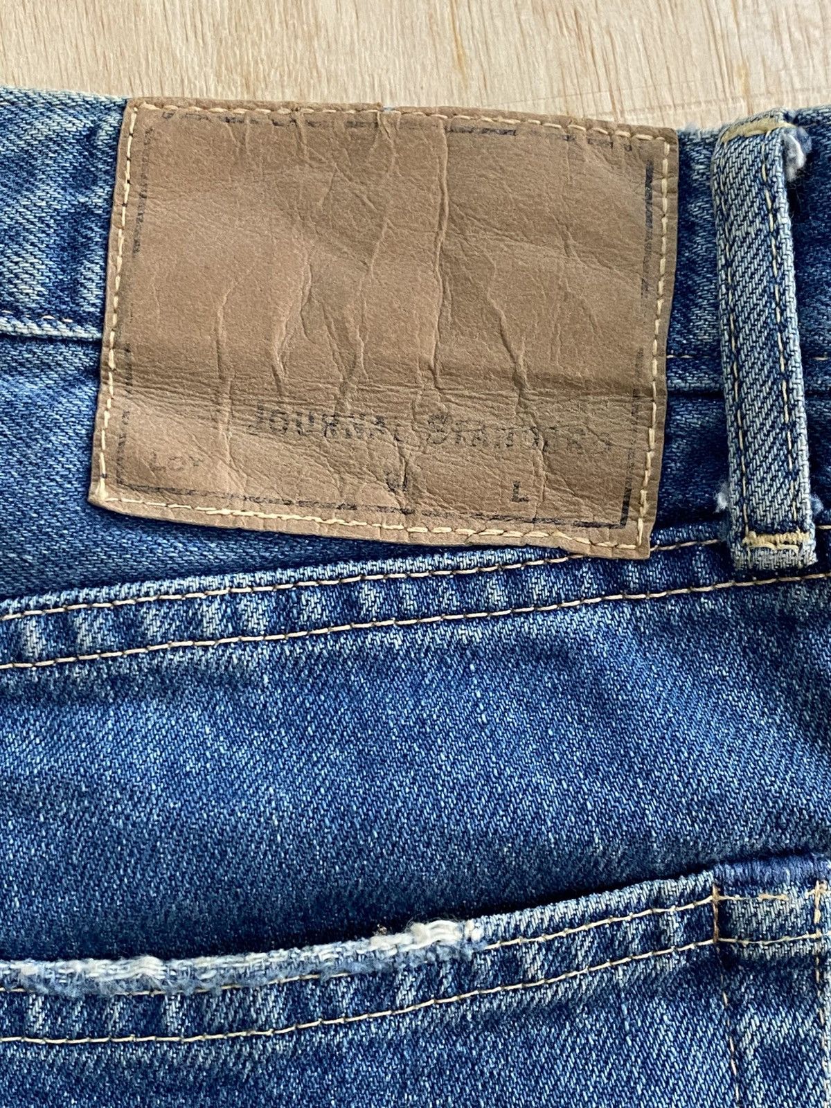 Journal Standard Journal Standard Indigo Distressed Jeans Size US 31 - 6 Thumbnail