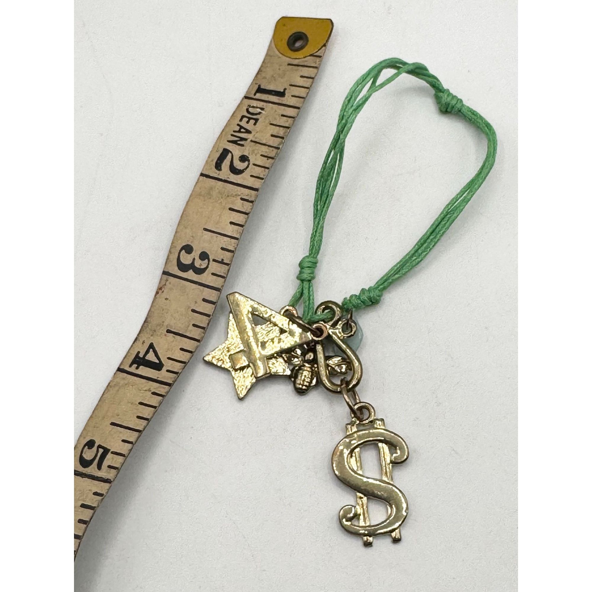 Other Green gold tone wish charm bracelet Size ONE SIZE - 4 Thumbnail