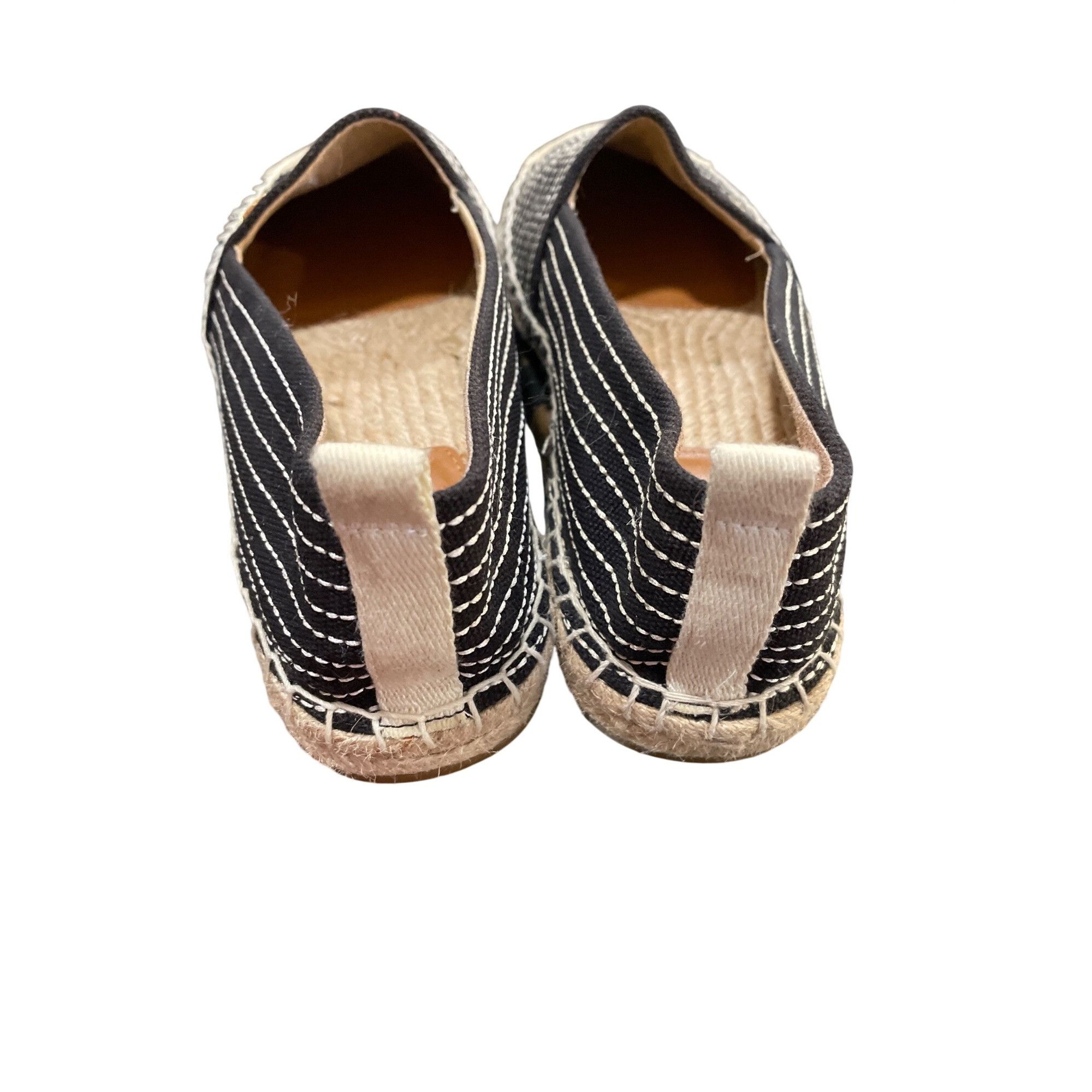 Ralph Lauren Ralph Lauren Lauren wms black striped espadrille slip flats Size US 7.5 / IT 37.5 - 13 Thumbnail
