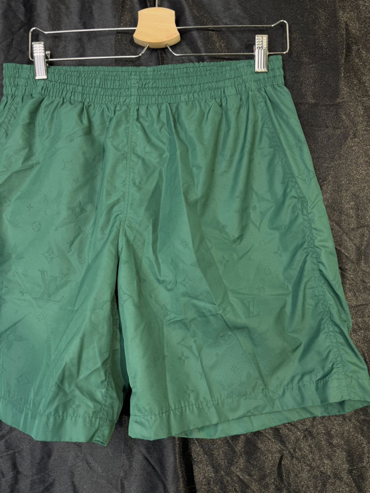 Louis Vuitton Louis Vuitton green Monogram Swimtrunks Size US 40 / EU 56 - 3 Thumbnail