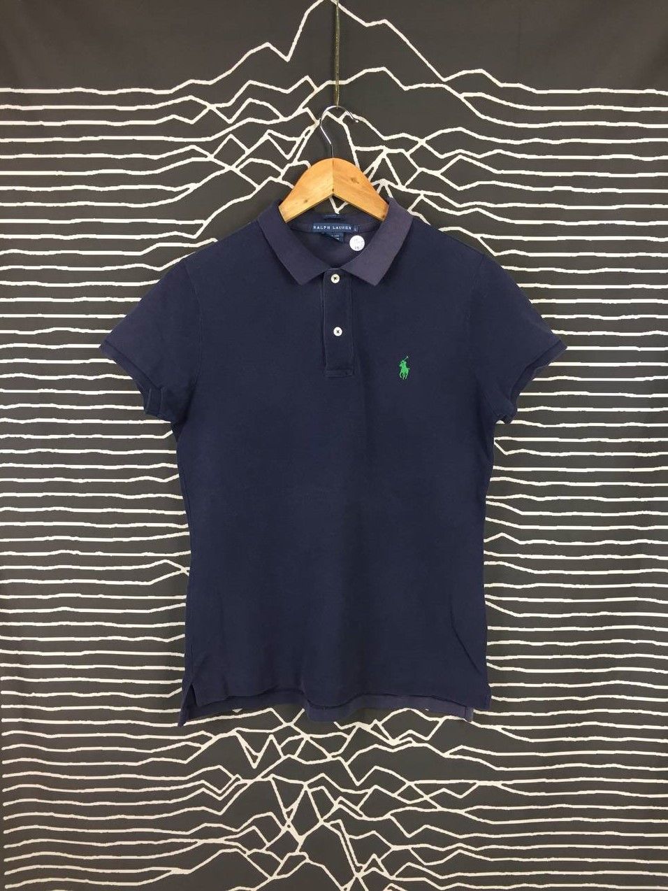 Ralph Lauren Vtg Ralph Lauren Small Logo Skinny Fit Polo Tee Size L / US 10 / IT 46 - 1 Thumbnail