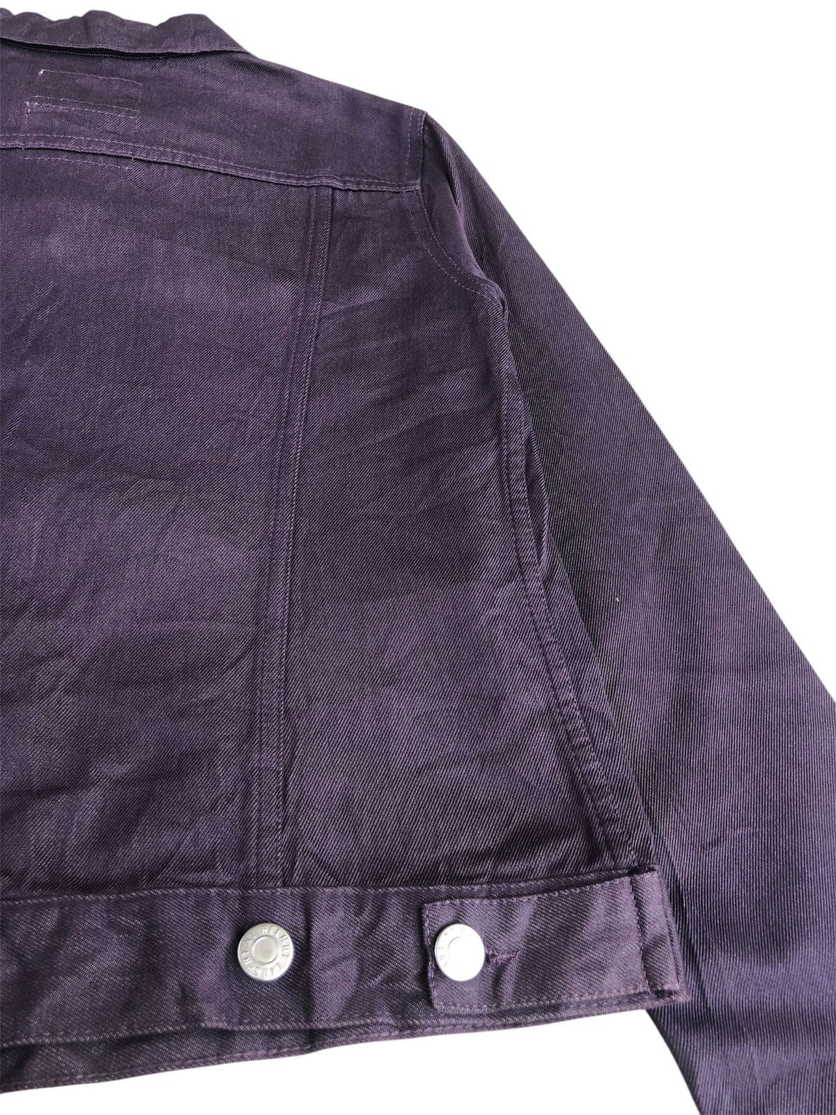 Helmut Lang Helmut Lang Denim Jacket Raw Silk Denim Size US XXS / EU 40 - 12 Thumbnail