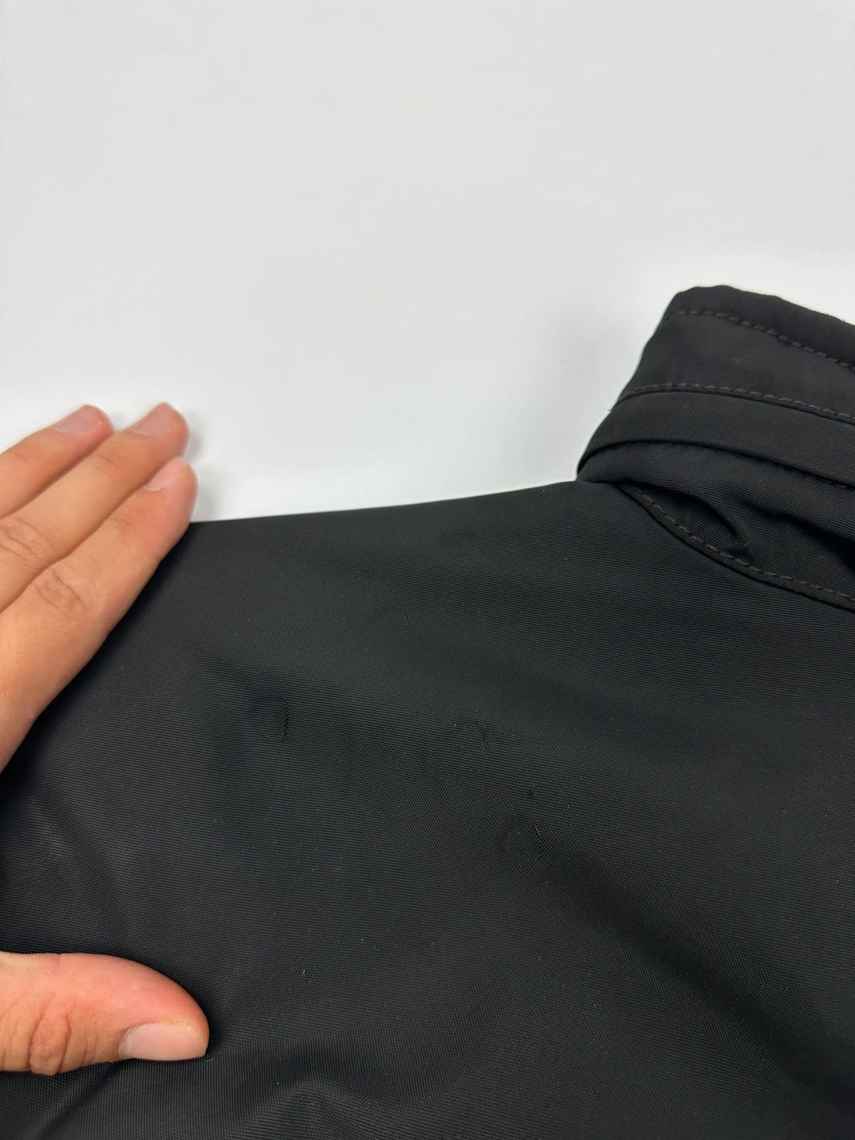 Prada Prada Milano FW2007 Black Thick Hidden Hood Bomber Jacket Size US L / EU 52-54 / 3 - 16 Thumbnail