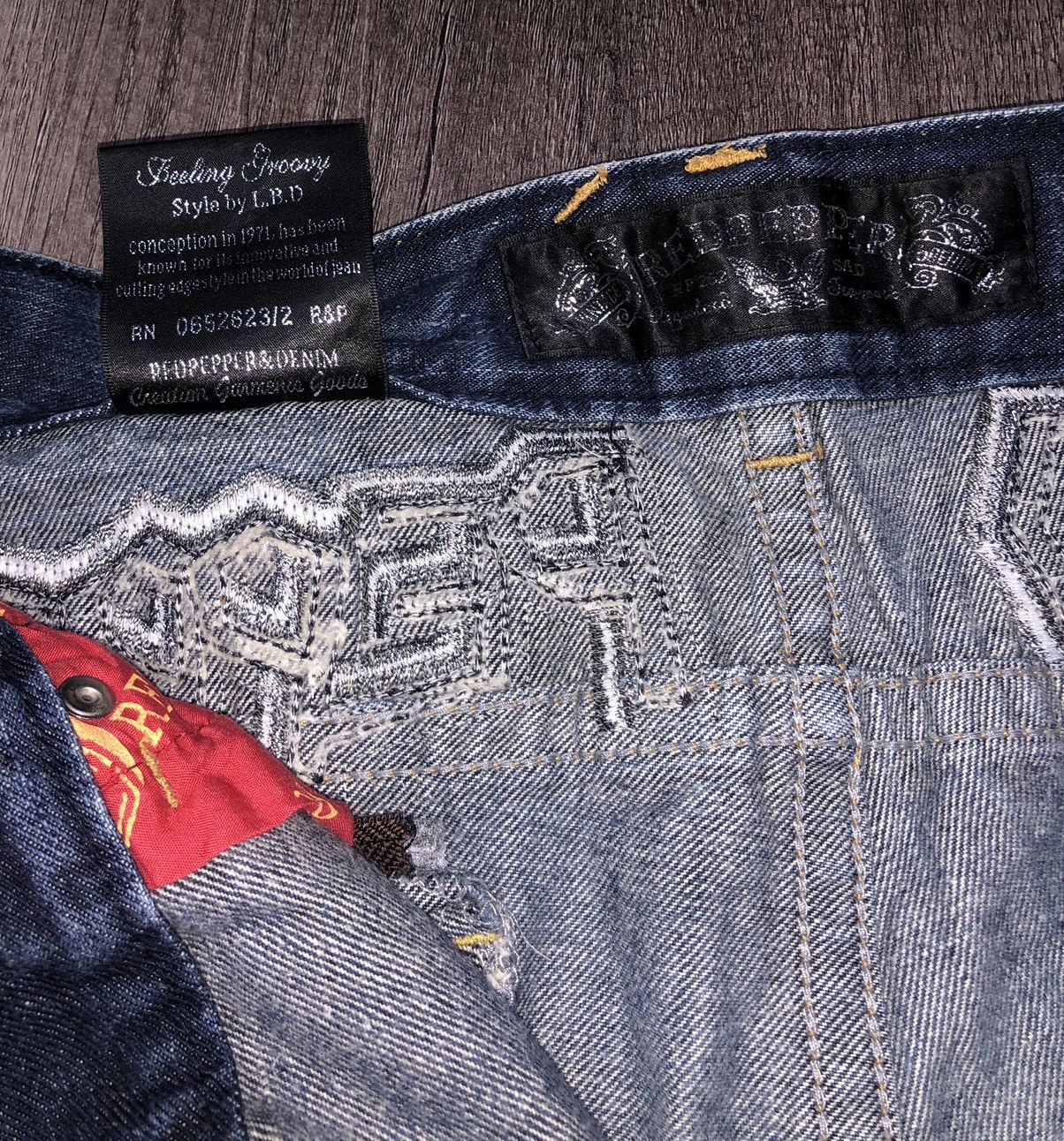 Designer × Japanese Brand Red Pepper Jeans Japan & Co Size US 36 / EU 52 - 25 Thumbnail