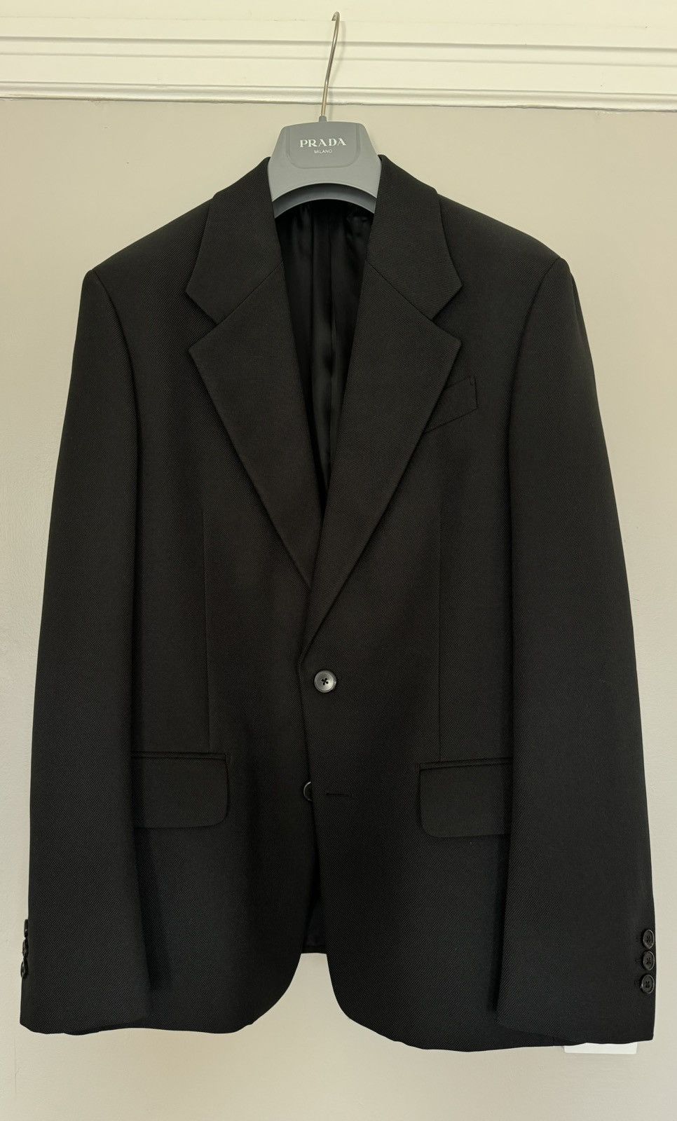 Prada FW18 Nylon Boxy Blazer Size 46R - 1 Thumbnail