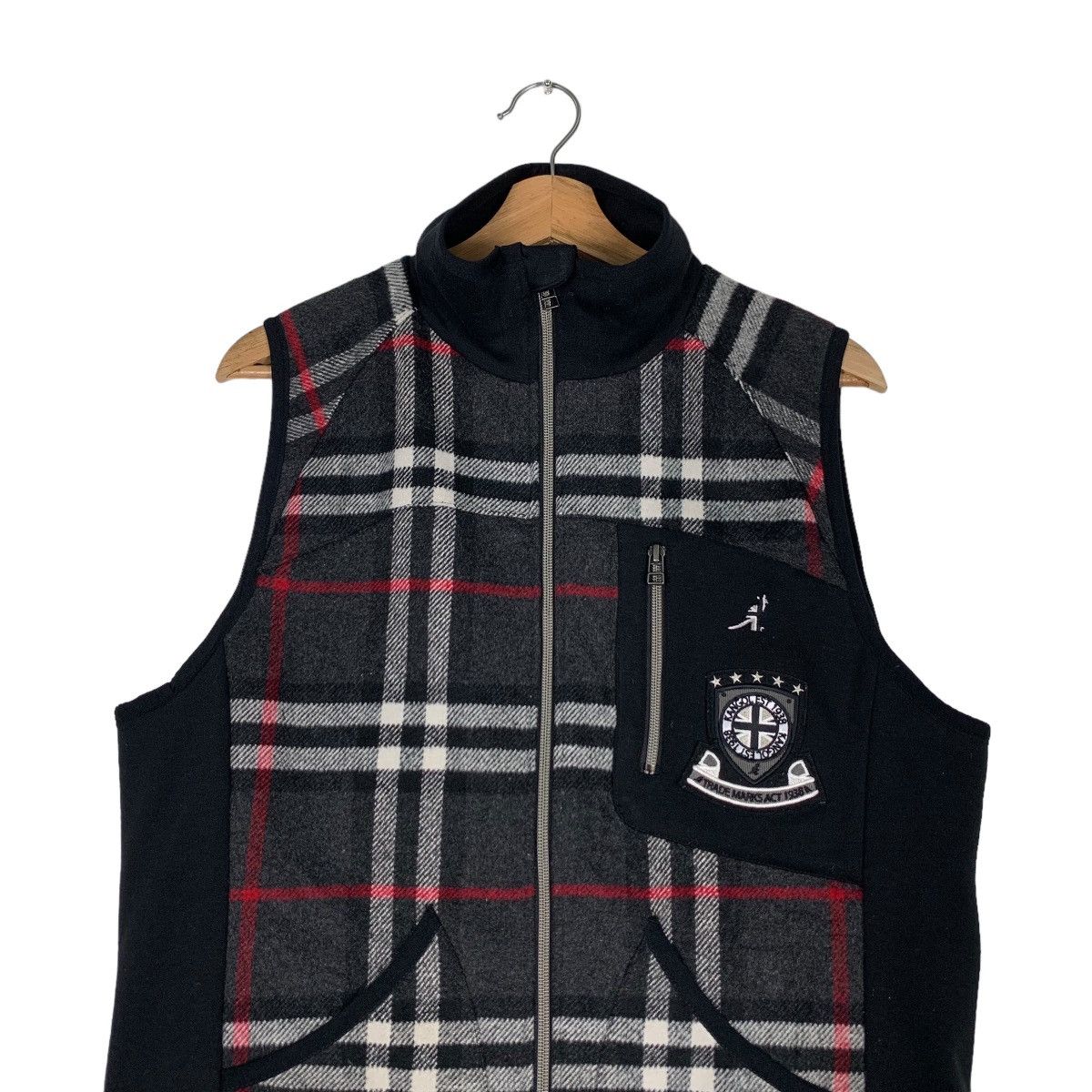 Kangol KANGOL Tartan Wool Vest #0655-C30 Size US L / EU 52-54 / 3 - 2 Thumbnail