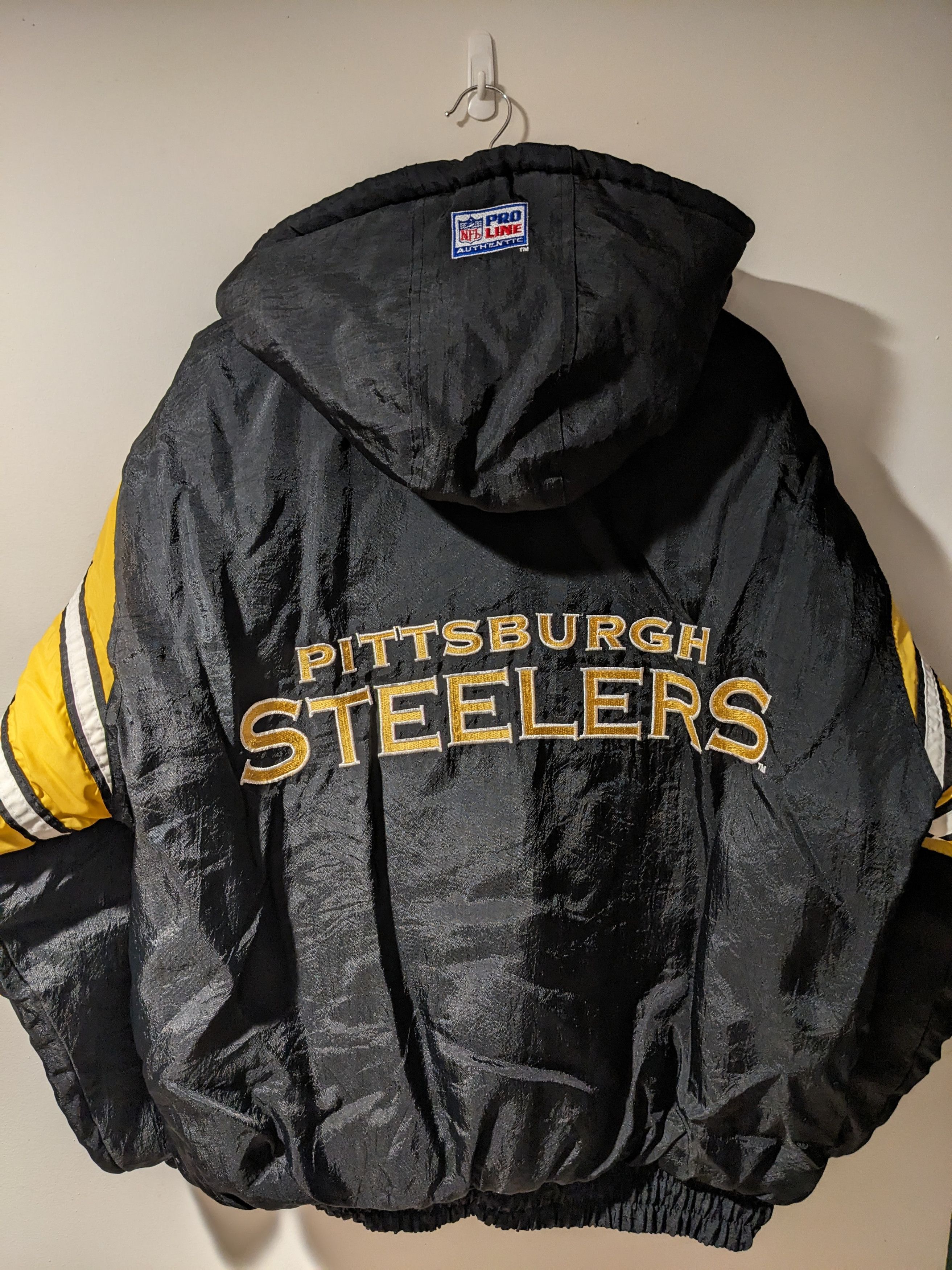 NFL × Vintage Vintage 90s Pittsburgh Steelers Logo Athletic X-Large Jacket Size US XL / EU 56 / 4 - 8 Thumbnail