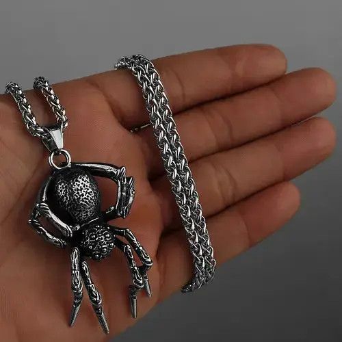 Jewelry Eight-legged Spider Necklace Size ONE SIZE - 1 Thumbnail