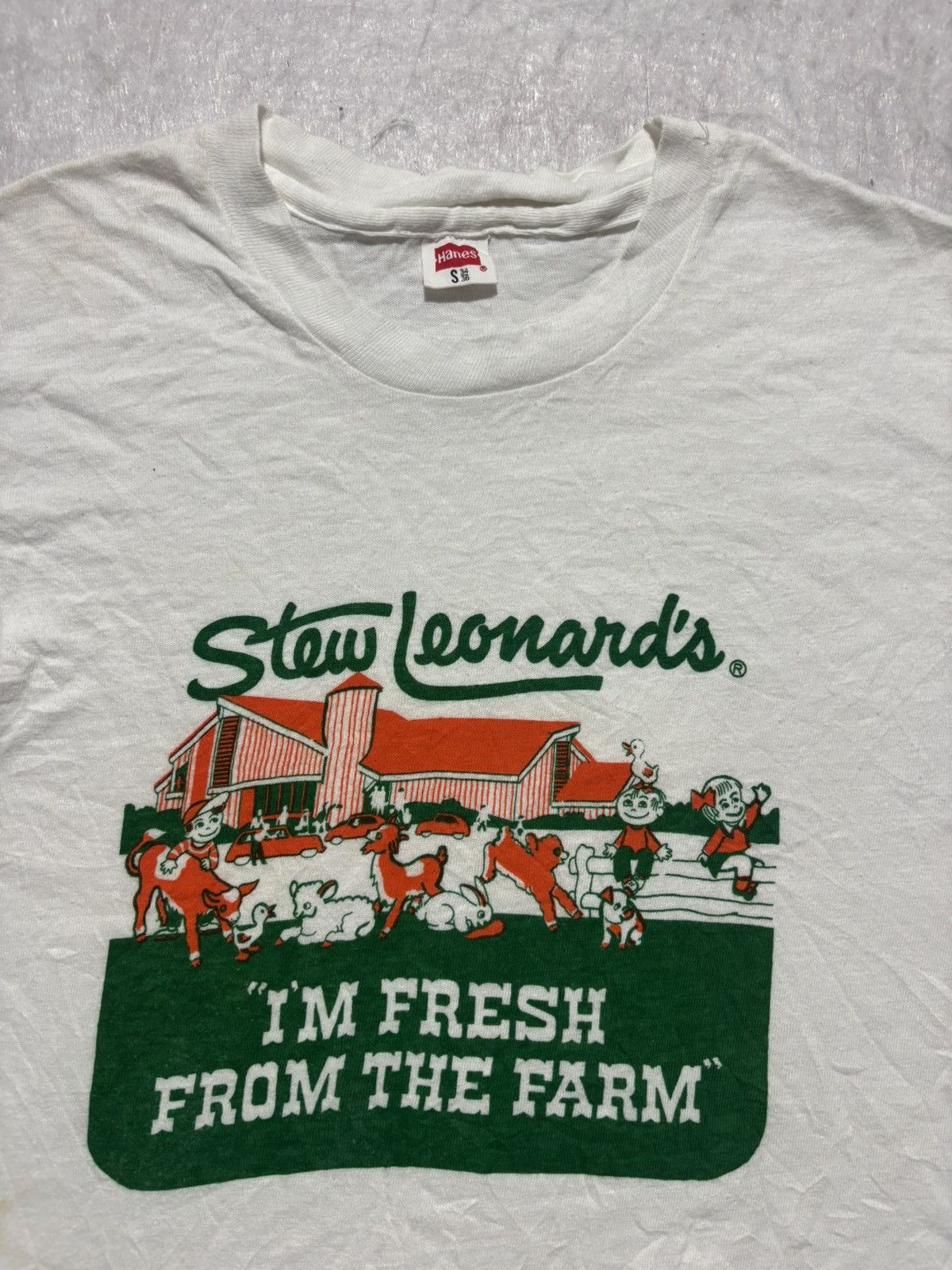 Vintage Vintage 70’s Stew Leonards Tshirt Size US S / EU 44-46 / 1 - 2 Thumbnail