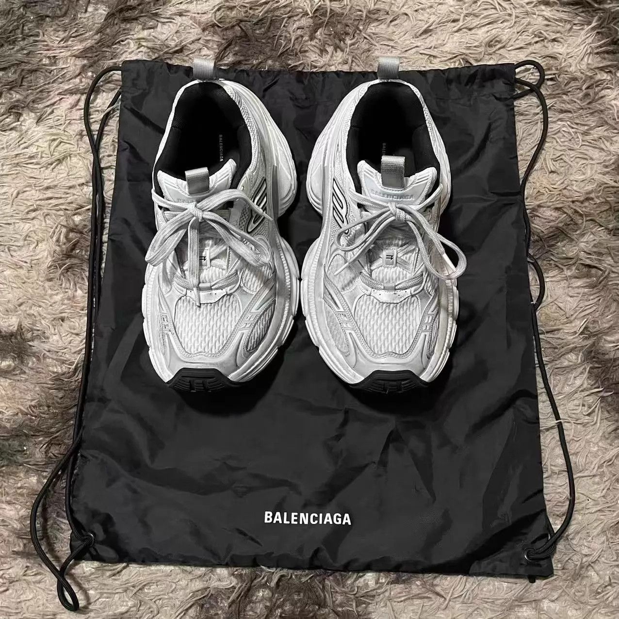 Balenciaga Balenciaga 10XL Low Top Thick Sole White Dad Shoe 43 EU Size US 10 / EU 43 - 1 Thumbnail
