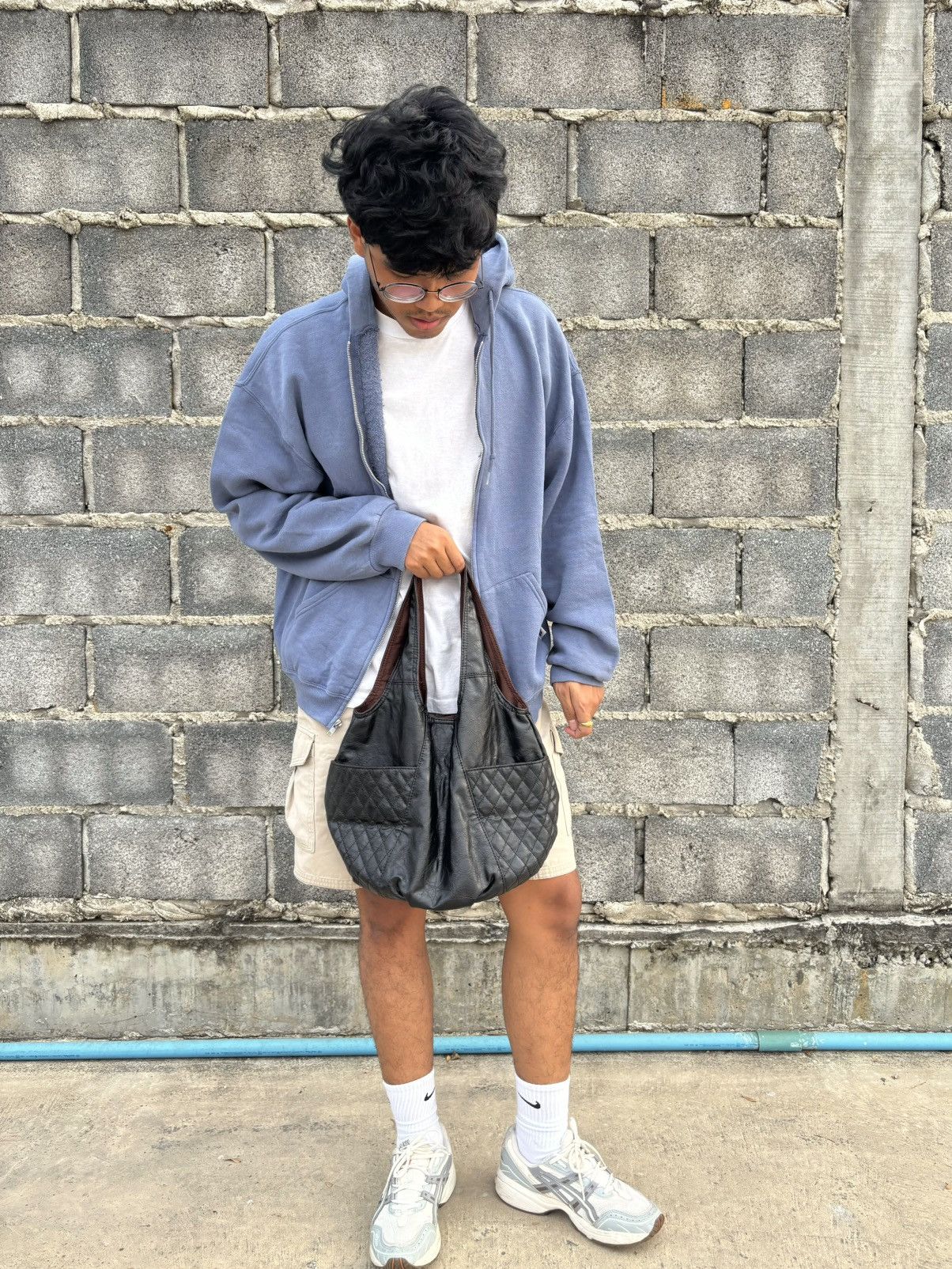 Japanese Brand 🥷🏿 Leather Tote Shoulder Bag Size ONE SIZE - 7 Thumbnail