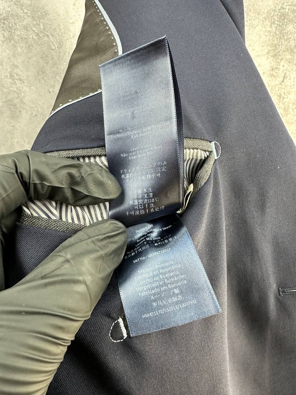 Hackett × Loro Piana Hackett Mayfair x Loro Piana Navy Stretch Wool Blazer Jacket Size 48L - 12 Thumbnail