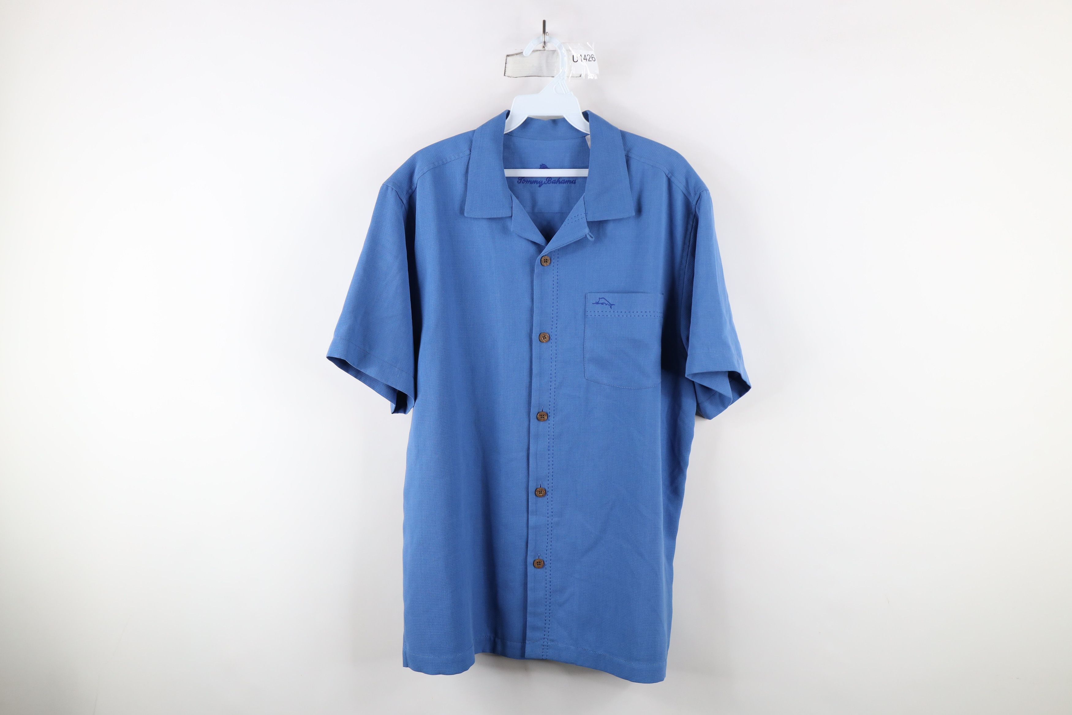 Tommy Bahama × Vintage Vintage Tommy Bahama Looped Collar Short Sleeve Button Shirt Size US M / EU 48-50 / 2 - 1 Thumbnail