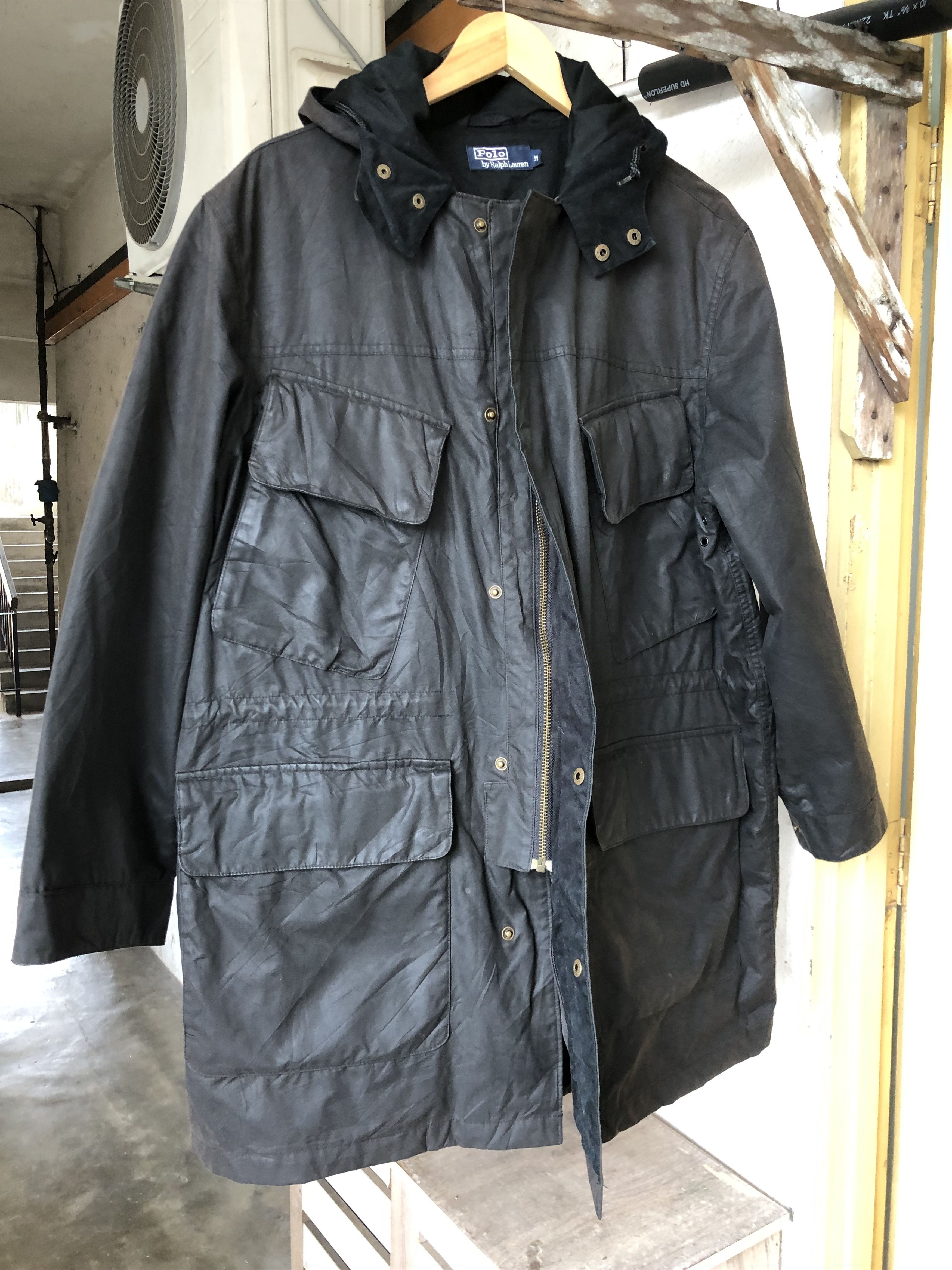 Polo Ralph Lauren Vintage Polo Ralph Lauren Wax Parka Jacket Size US M / EU 48-50 / 2 - 4 Thumbnail