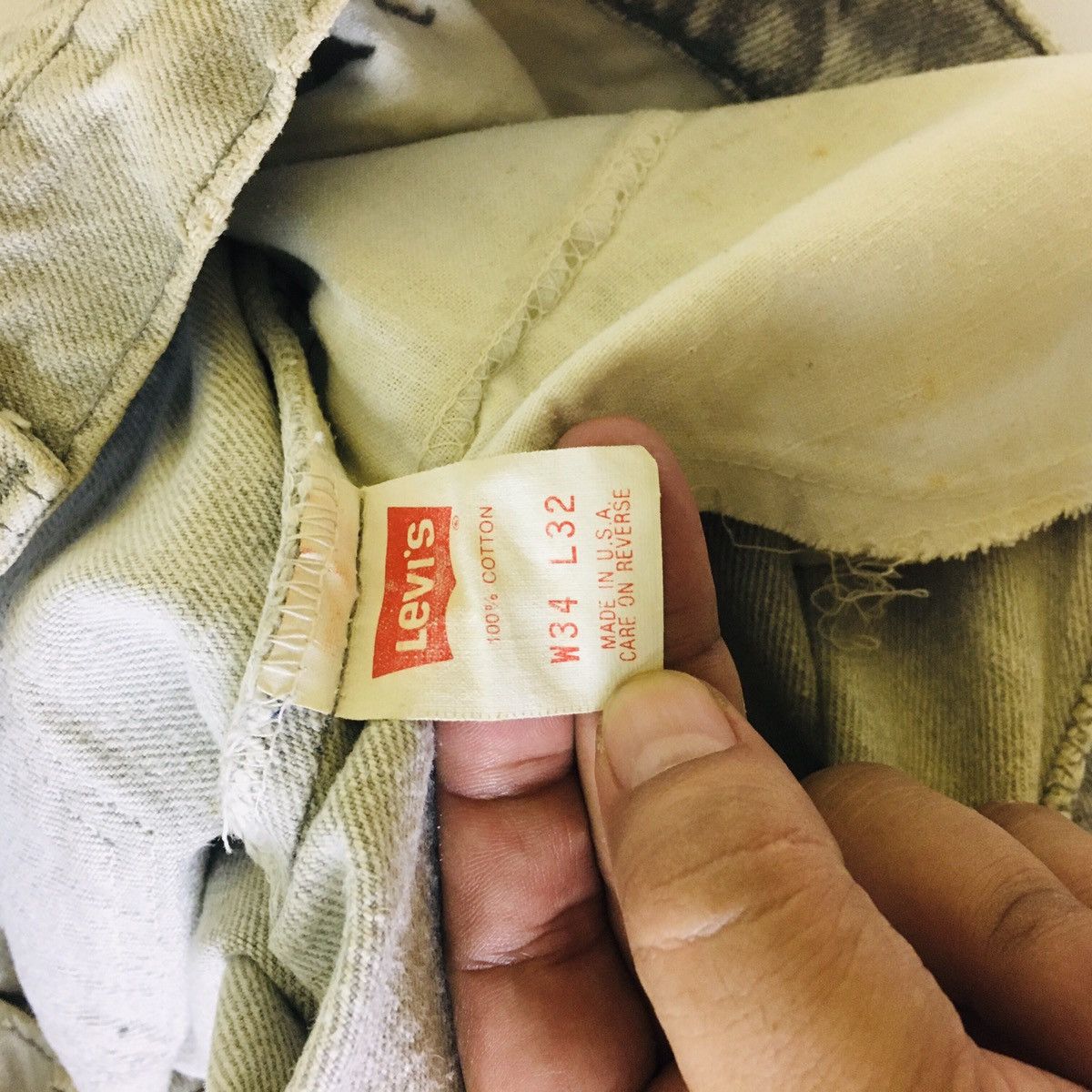 Levi's Vintage Levi’s 350 Acid Wash Black Tab Made in USA Size US 34 / EU 50 - 10 Thumbnail