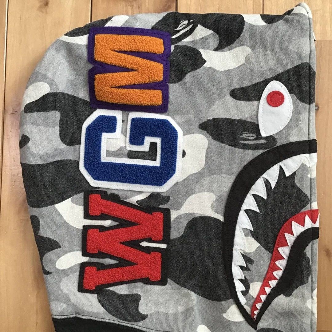 Bape × Nigo 🔥NFS limited🔥 BAPE camo Shark full zip hoodie a bathing ape Size US M / EU 48-50 / 2 - 4 Thumbnail