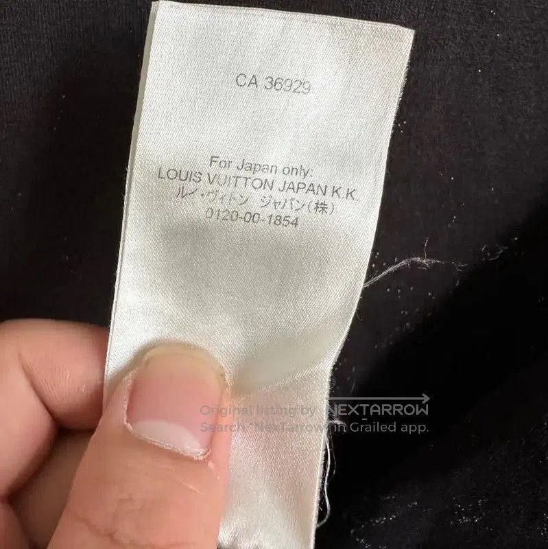 Louis Vuitton Louis Vuitton Black Cotton Men's T-shirt . Size US L / EU 52-54 / 3 - 7 Thumbnail
