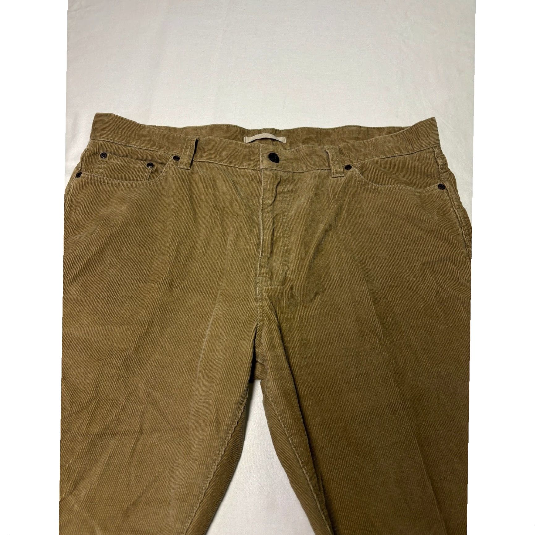 Vintage LLBean Standard Fit Corduroy Pants Tan Men's 40W 30in Size US 40 / EU 56 - 2 Thumbnail