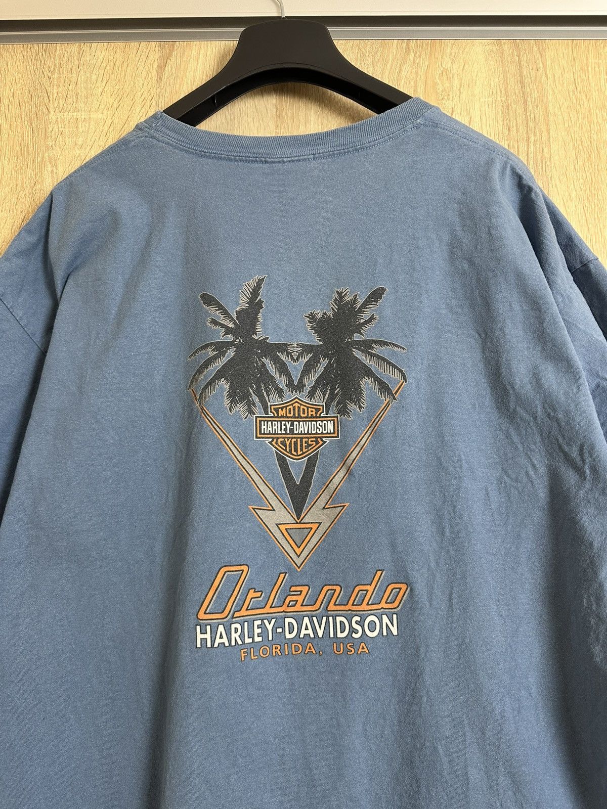 Harley Davidson 🔥 Harley Davidson Florida USA Hot Girl Vintage T Shirt 3D Size US XL / EU 56 / 4 - 6 Thumbnail