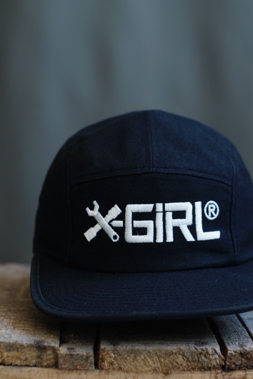 Japanese Brand X-Girl Wheel Co logo 5 panel hat Size ONE SIZE - 2 Thumbnail