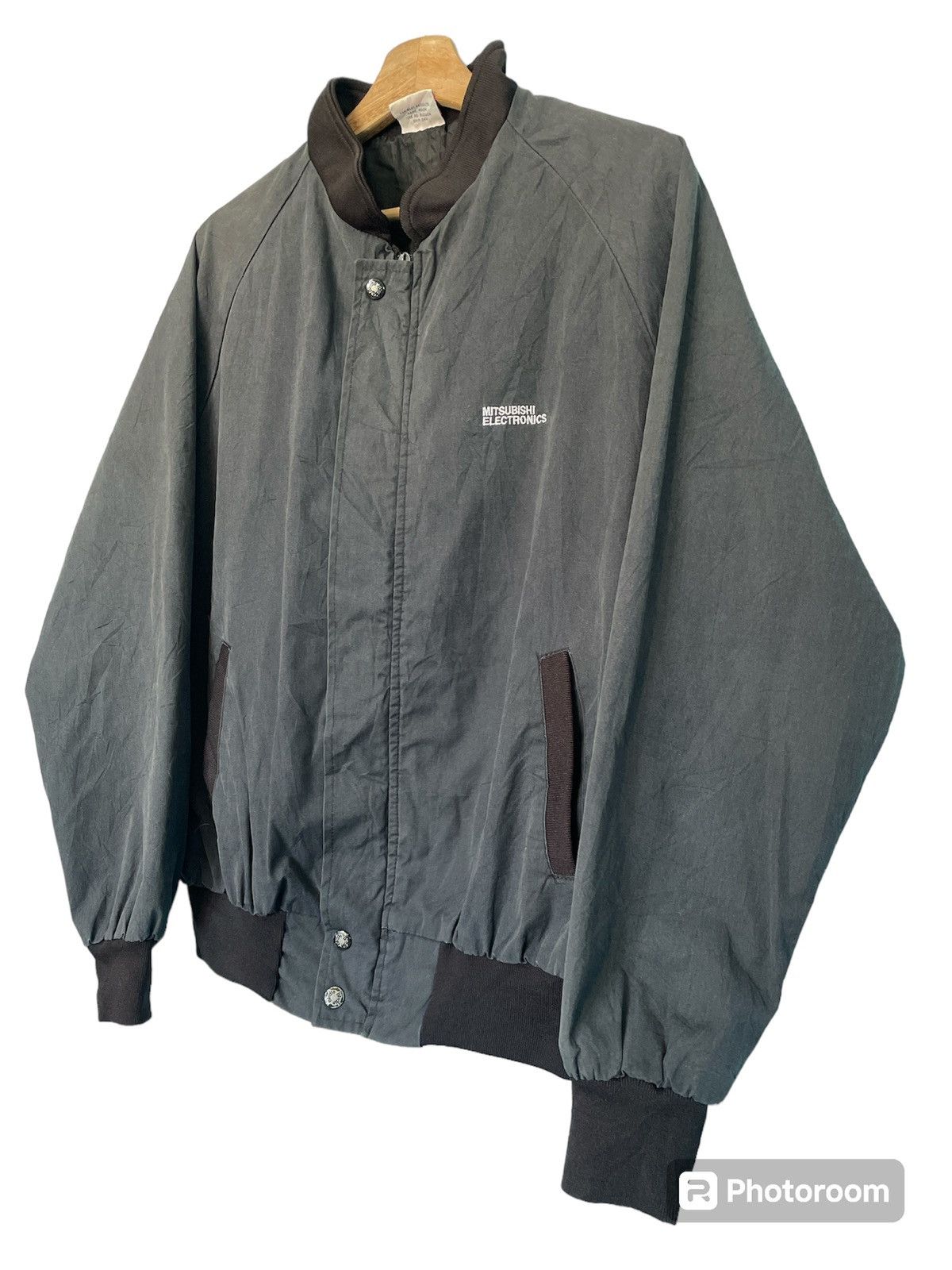 Vintage Steals🔥Vintage Workers Bombers Jacket Mitsubishi Electric Size US M / EU 48-50 / 2 - 2 Thumbnail