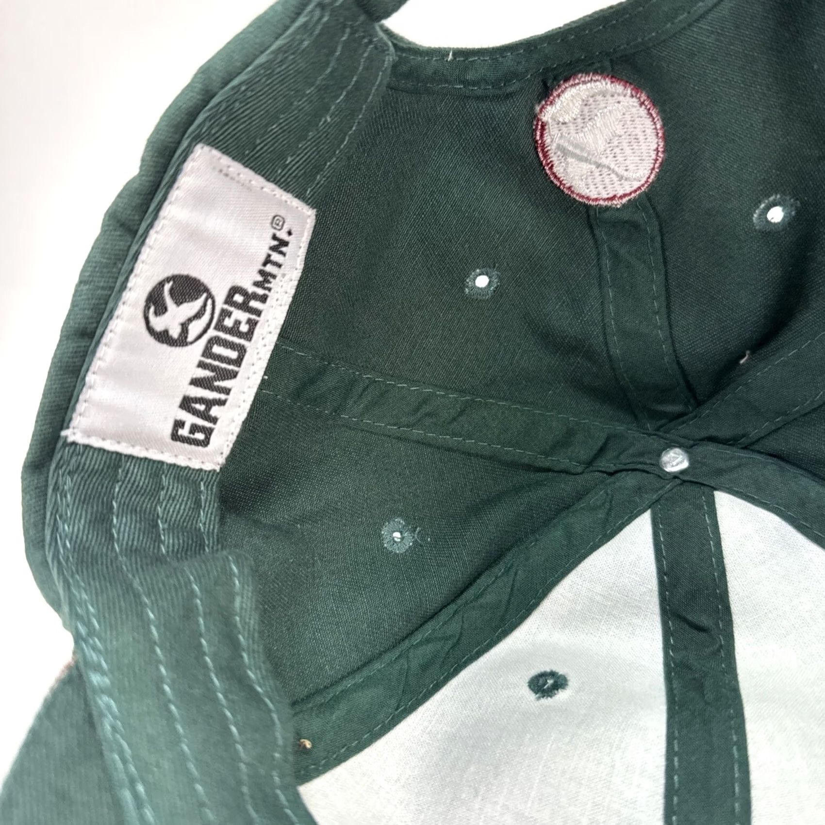 Vintage Gander Mountain Hat Cap Baseball Cap Embroidered Strapback Adjustable Green Twill Cotton Men Outdoor Hunting Season Fall Spring Summer Winter Size ONE SIZE - 7 Thumbnail