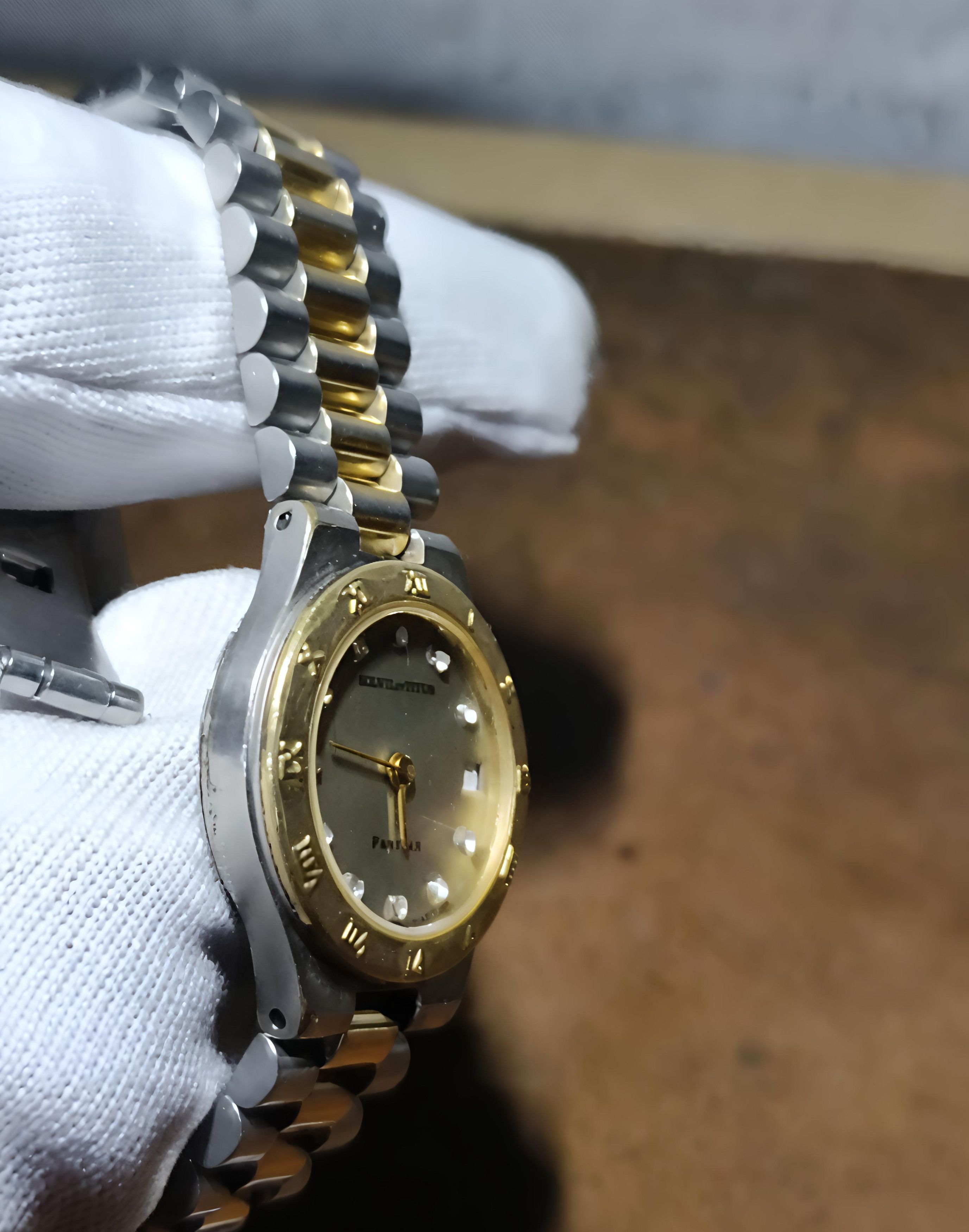 Vintage Vintage solvil et Titus panther two tone diamond watch Size ONE SIZE - 7 Thumbnail