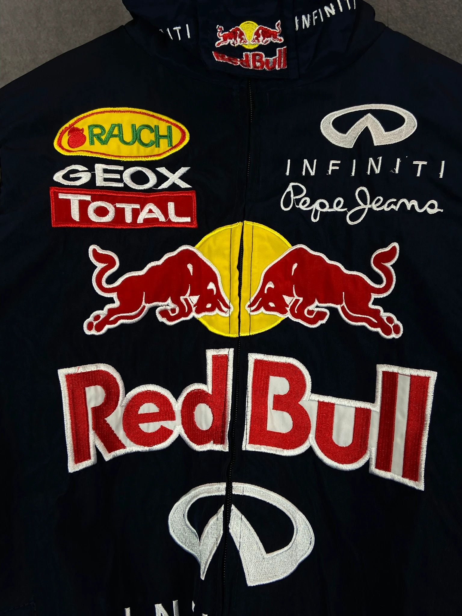 Red Bull Vintage Red Bull Navy Jacket Size XL Size US XL / EU 56 / 4 - 2 Thumbnail