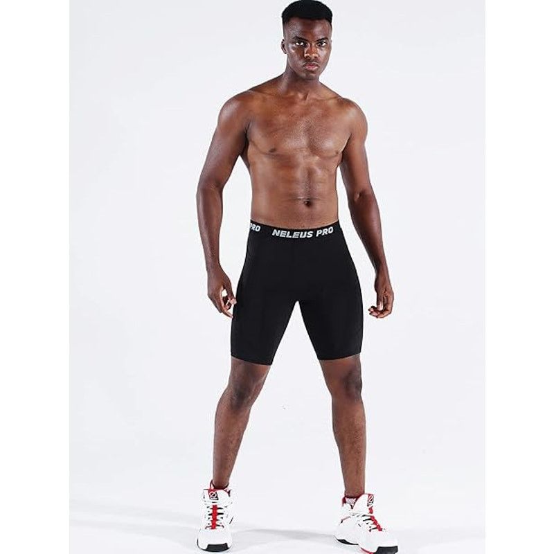 & Other Stories Men's Compression Shorts with Pockets Workout Running Tights Size US 33 - 6 Thumbnail