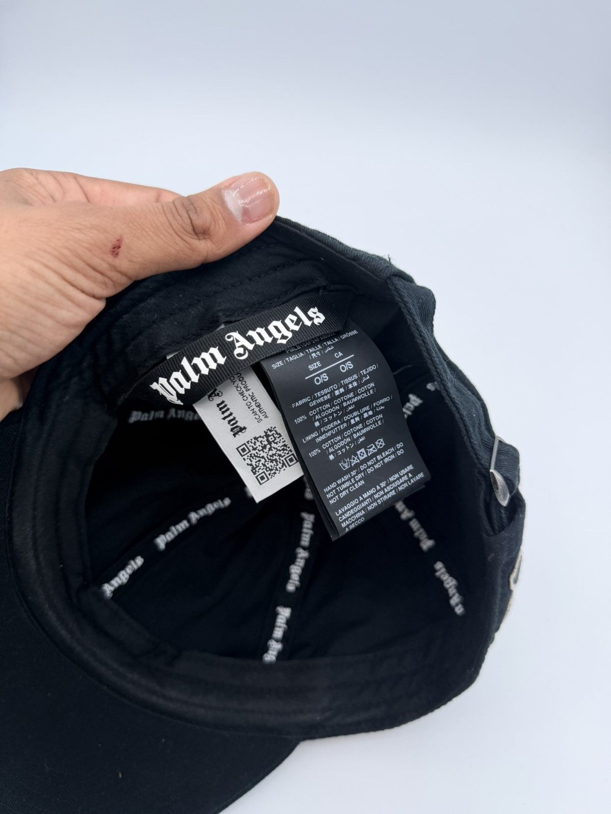 Palm Angels Palm Angels Black Cap Hat Size ONE SIZE - 6 Thumbnail