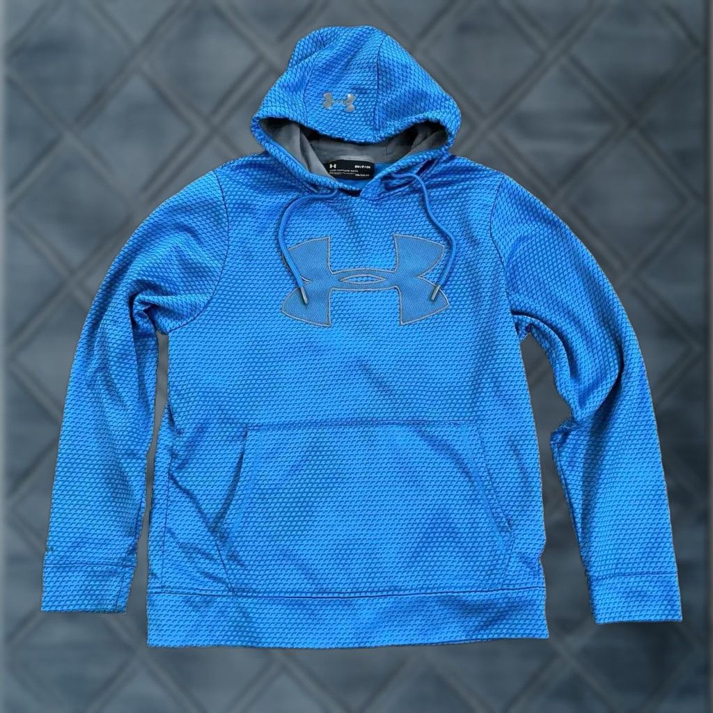 Under Armour Under Armour Mens Hoodie Pullover Logo Hooded Sweatshirt Blue Small Regular Size S Casual Athletic Tee? Size US S / EU 44-46 / 1 - 1 Thumbnail