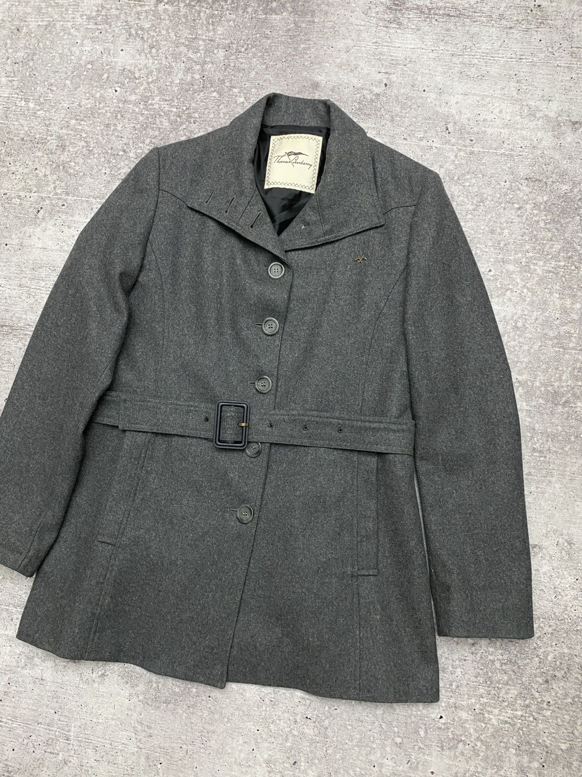 Burberry 🔥Thomas Burberry merino wool coat Size M / US 6-8 / IT 42-44 - 2 Thumbnail