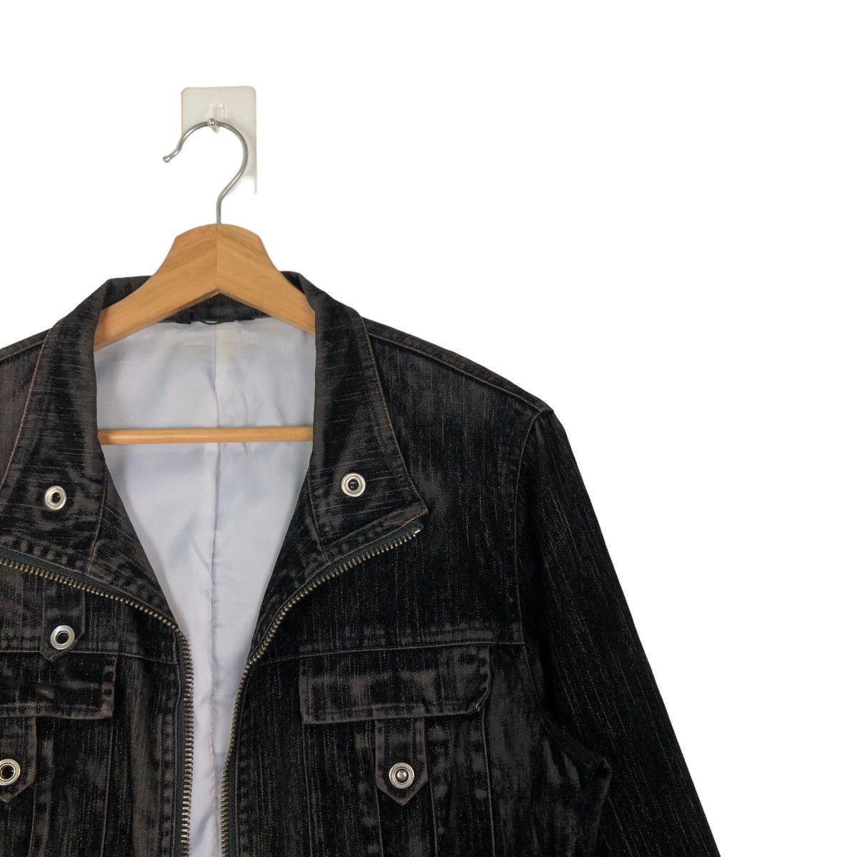 Japanese Brand 🔥RARE TRUCKER DENIM JACKET PLACE PLAN JAPAN ISSEY MIYAKE Size US L / EU 52-54 / 3 - 5 Thumbnail