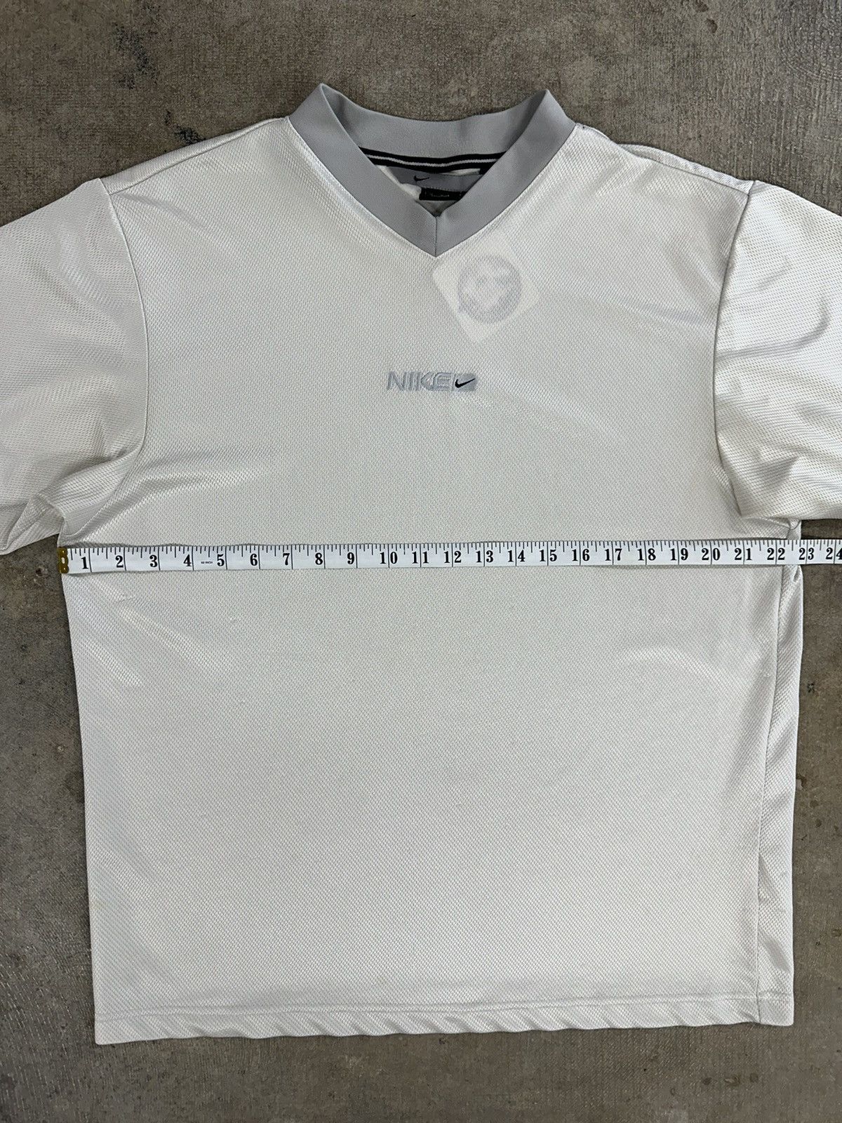 Nike × Vintage Crazy Y2K Nike Mid Logo Mesh Soccer Jersey Size US M / EU 48-50 / 2 - 11 Thumbnail