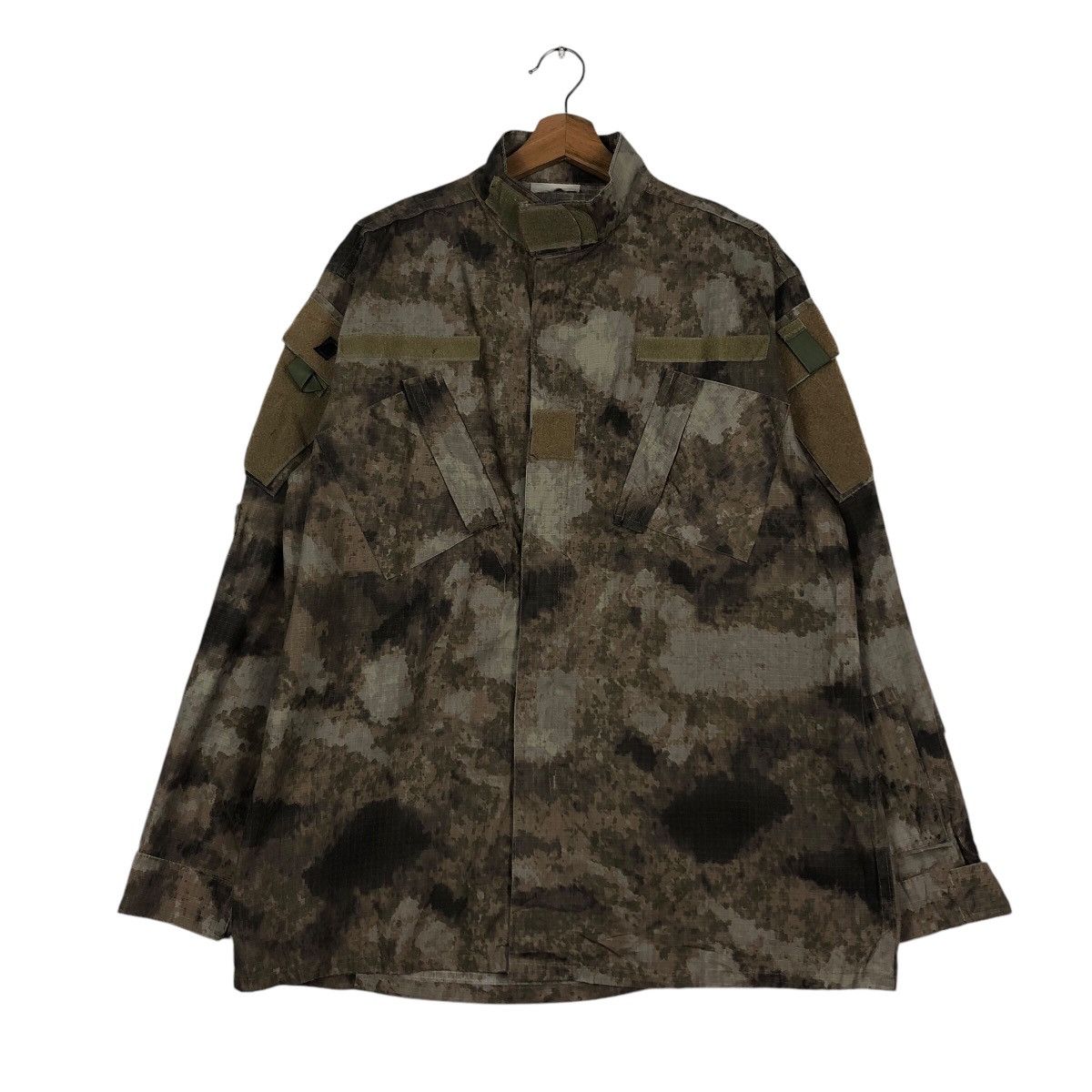 Vintage 📌Vintage Digital Camouflage Jacket Biker Multi Pocket Army Size US M / EU 48-50 / 2 - 2 Thumbnail