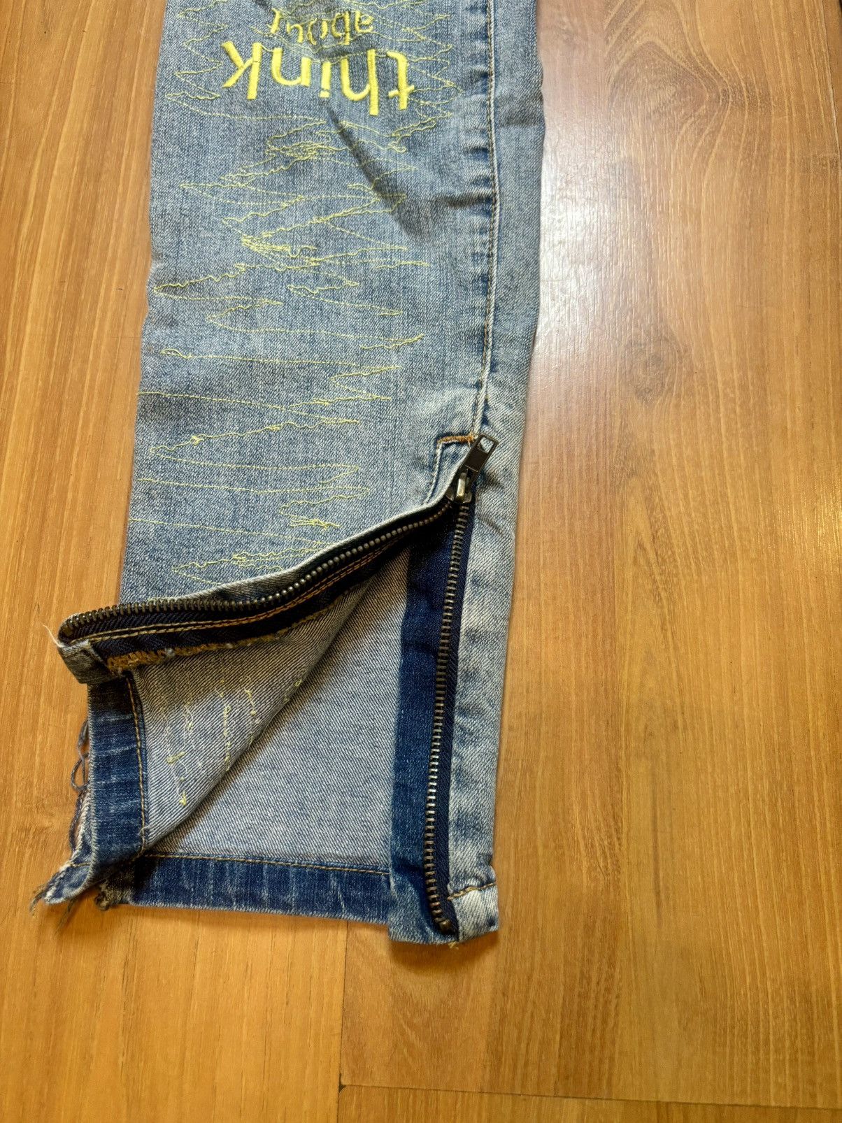 Other ‘Think about me’ Denim Size US 32 / EU 48 - 2 Thumbnail