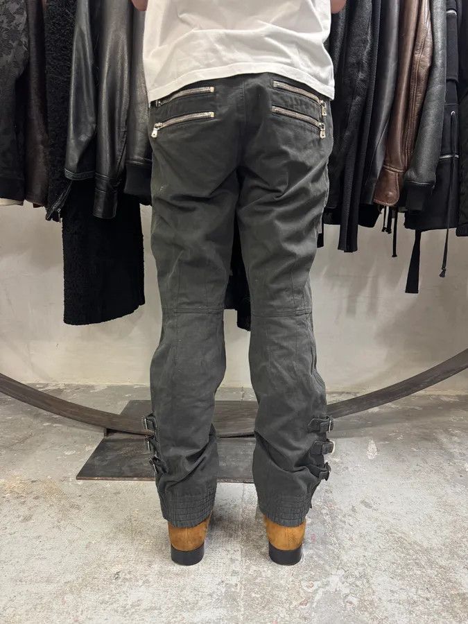 Dolce & Gabbana SS2002 Dolce & Gabbana Black Multi Zips Strapped Pants Size US 30 / EU 46 - 7 Thumbnail