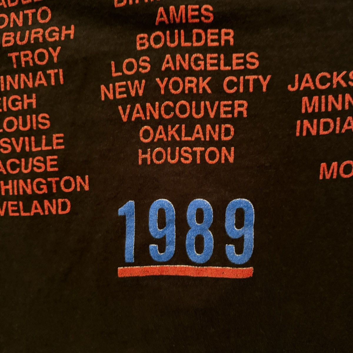 Band Tees × Nike × Stussy Crazy Vintage 1989 Distressed Rolling Stones Band Tour Tee Size M / US 6-8 / IT 42-44 - 17 Thumbnail