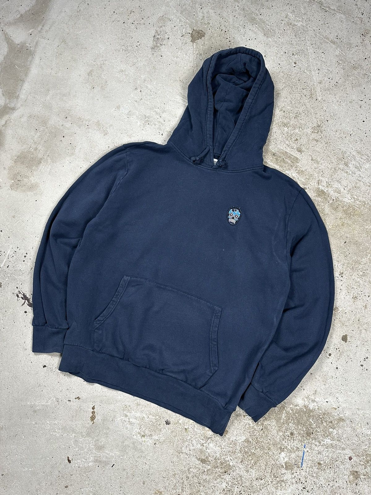 Suspicious Antwerp Suspicious Antwerp Navy Skull Logo Hoodie Sweatshirt Size US L / EU 52-54 / 3 - 12 Thumbnail