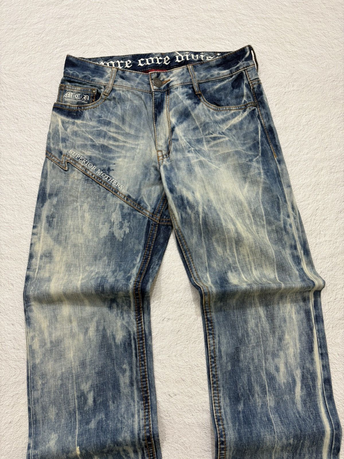 Hysteric Glamour × If Six Was Nine × Le Grande Bleu (L.G.B.) 2000s MCD Japan Bootcut acid wash denim y2k style Size US 32 / EU 48 - 3 Thumbnail