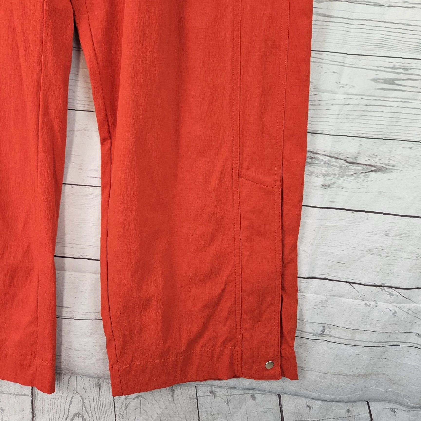 Athleta Athleta Trekkie Parachute Pant Womens Sz 10 Vermillion Orange High Rise Track Pants Mens? Womens Size 32" / US 10 / IT 46 - 3 Thumbnail